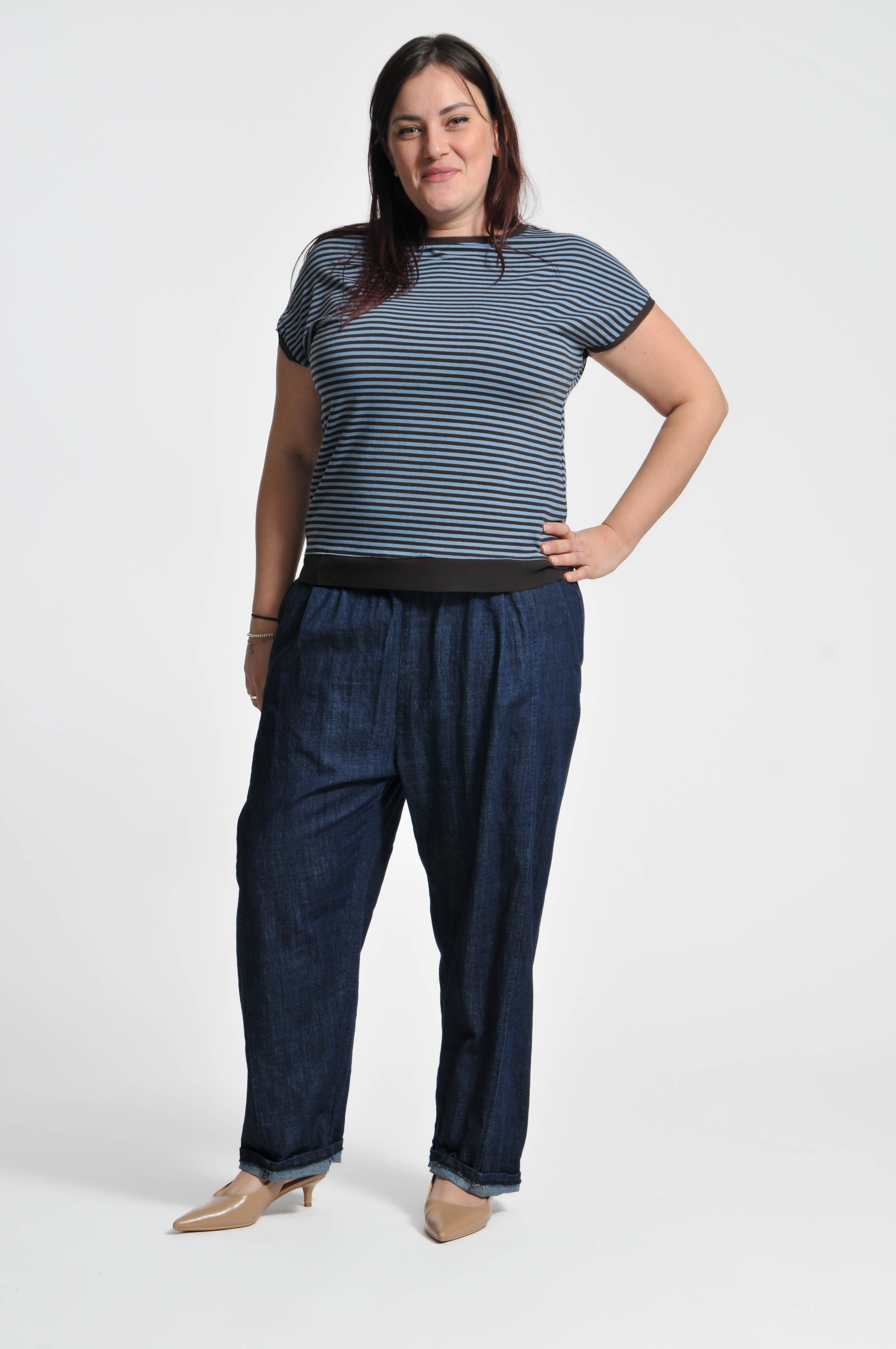 T-shirt Parisienne Manica Corta