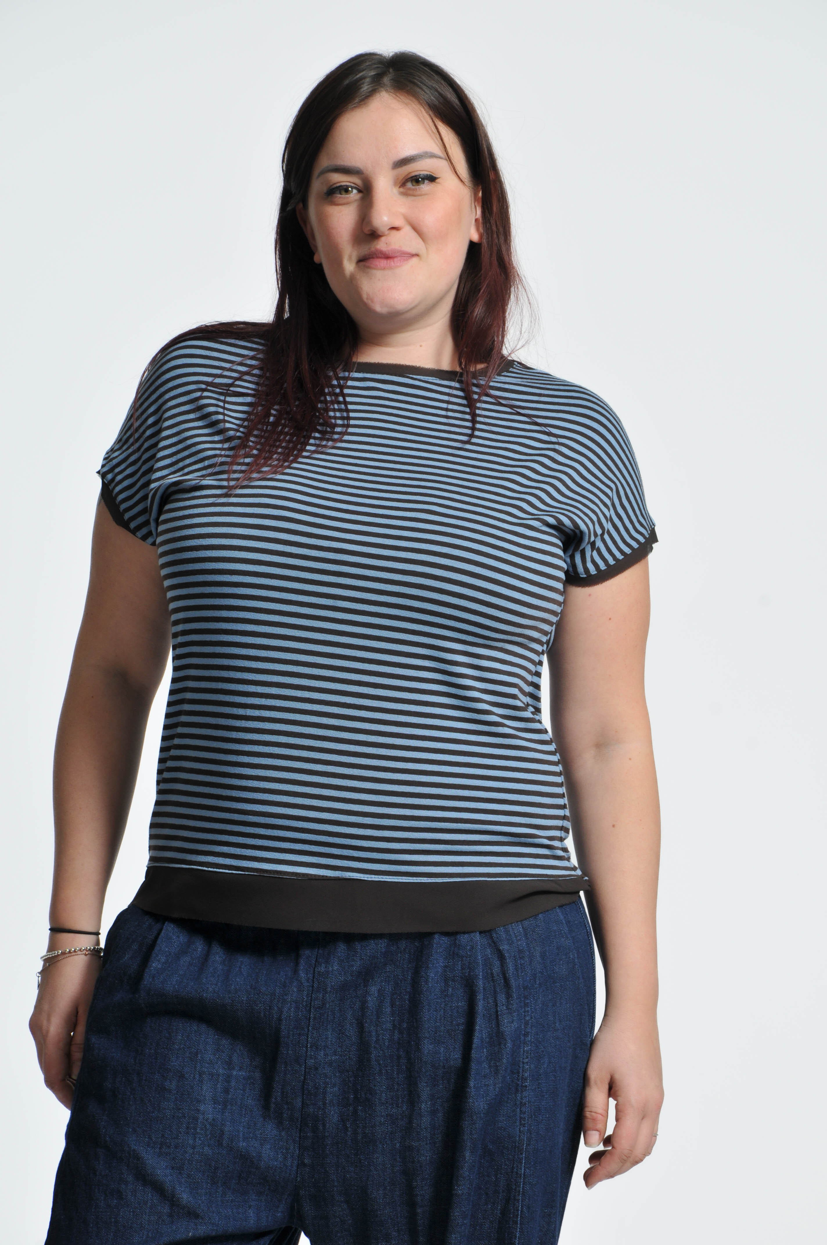 T-shirt Parisienne Manica Corta