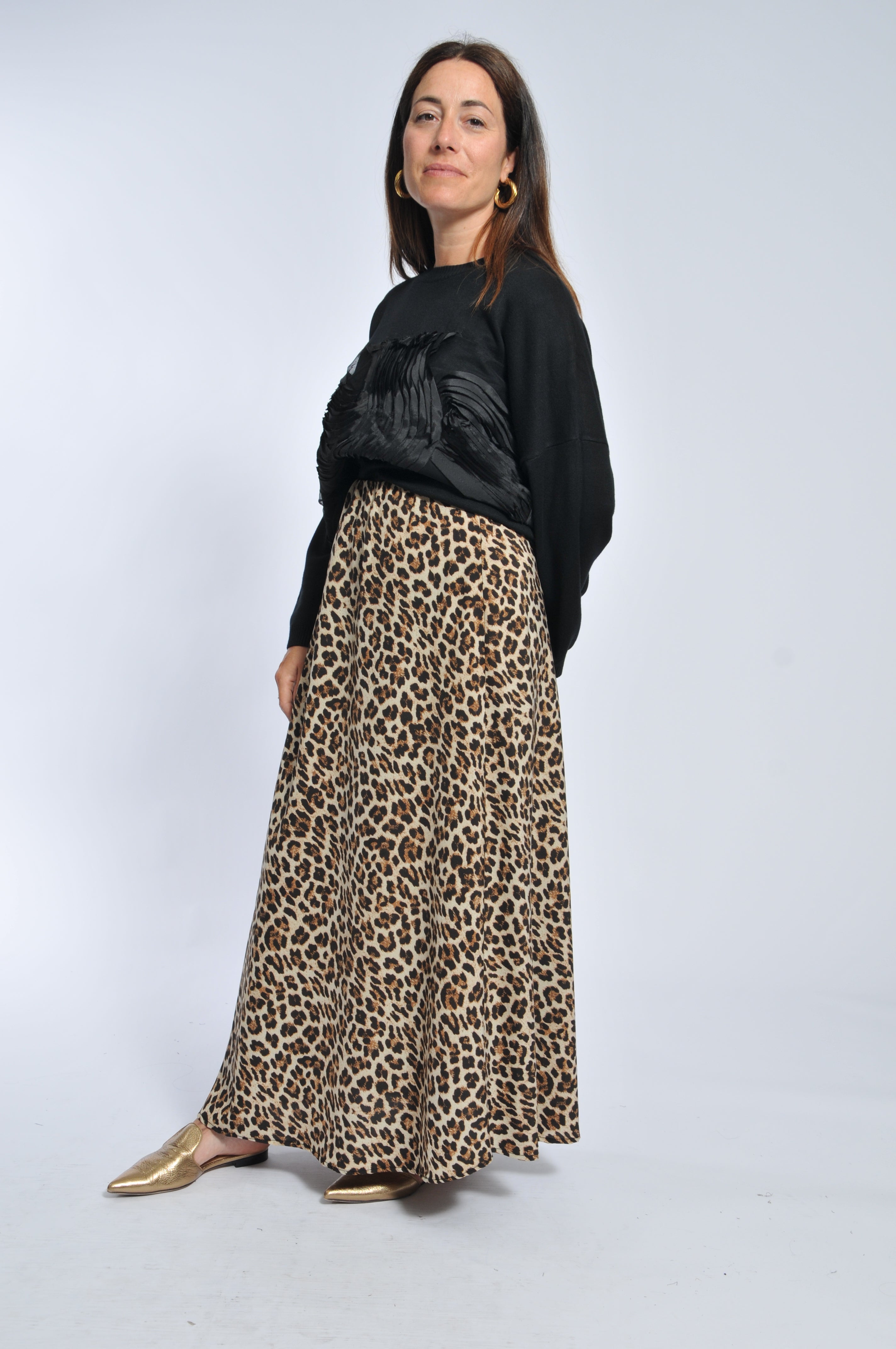 Gonna Ocean Long Animalier