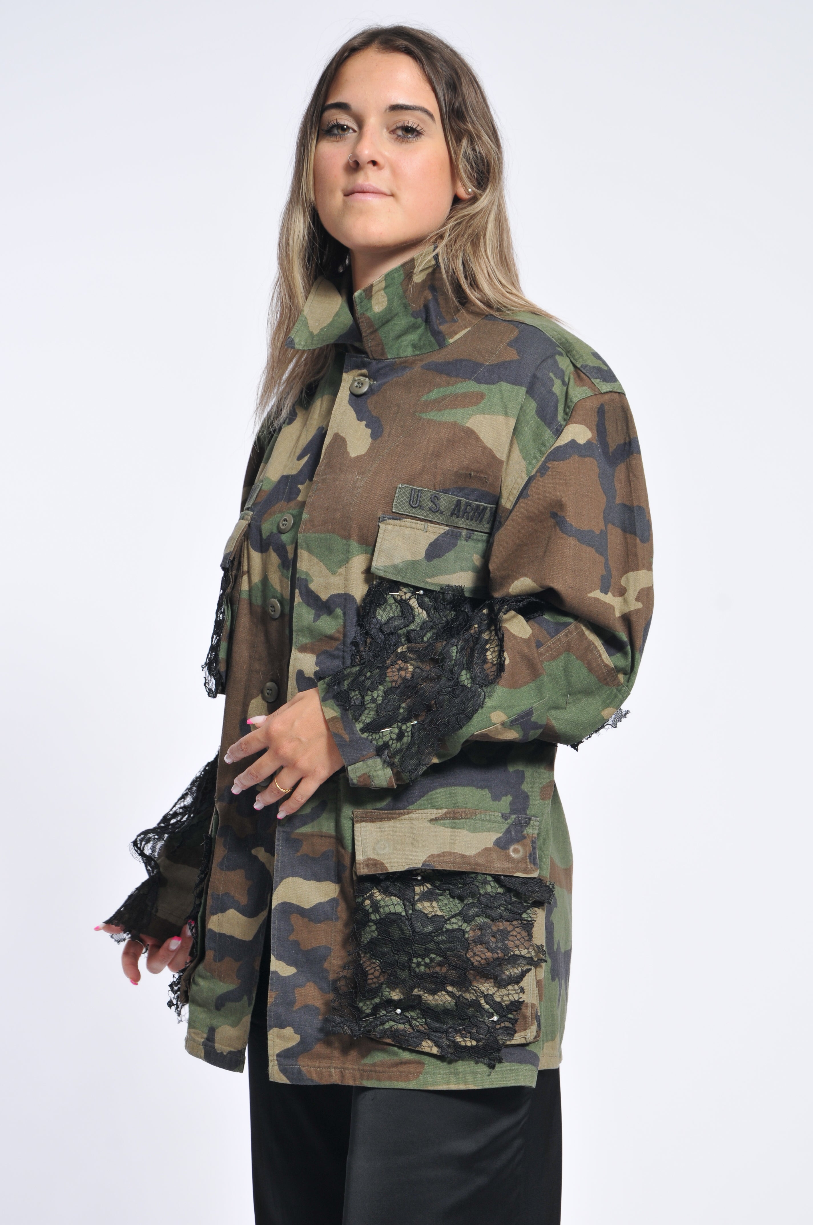 Giacca Military Camouflage Pizzo
