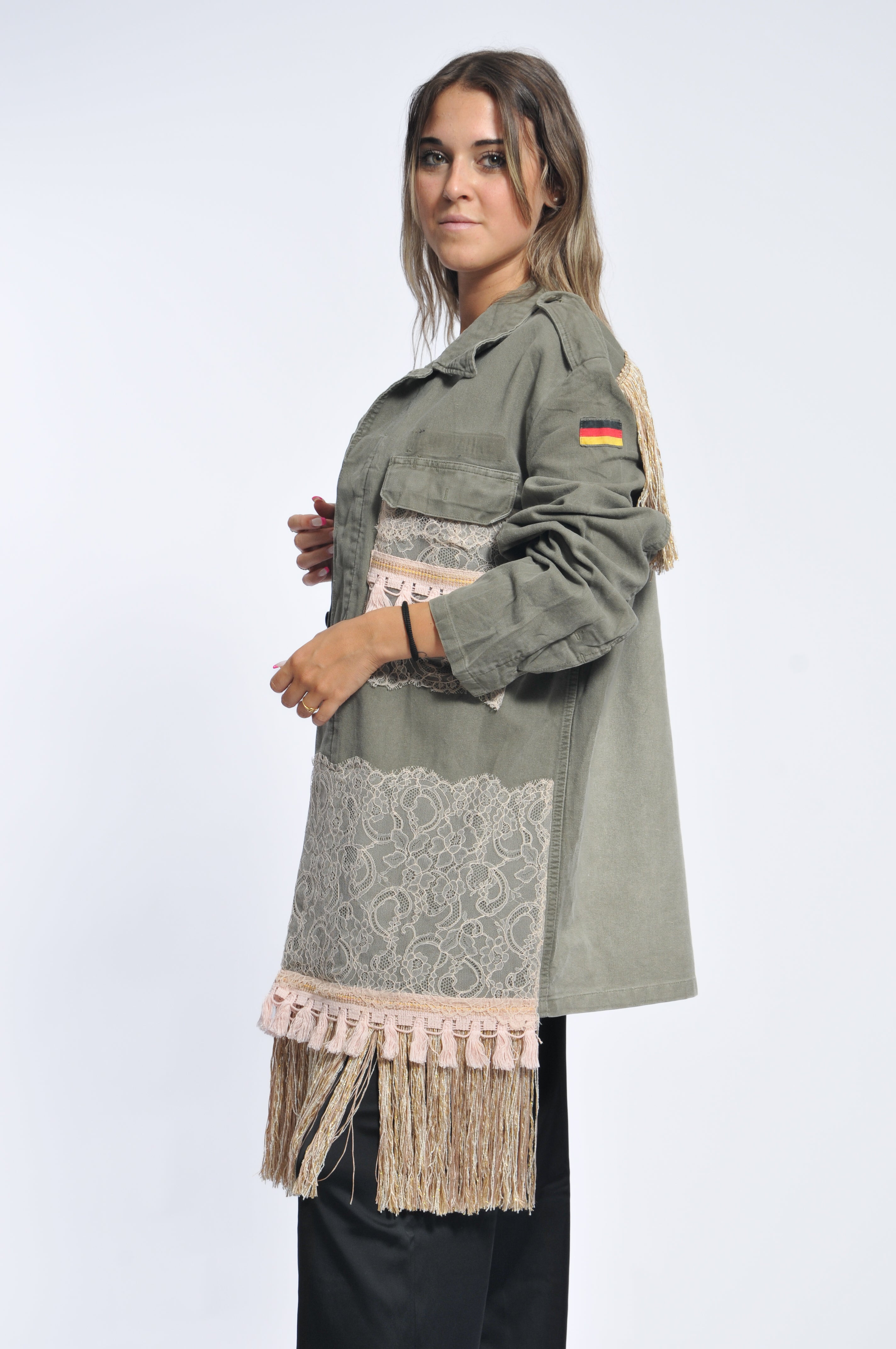 Giacca Military Pizzo e Passamaniera