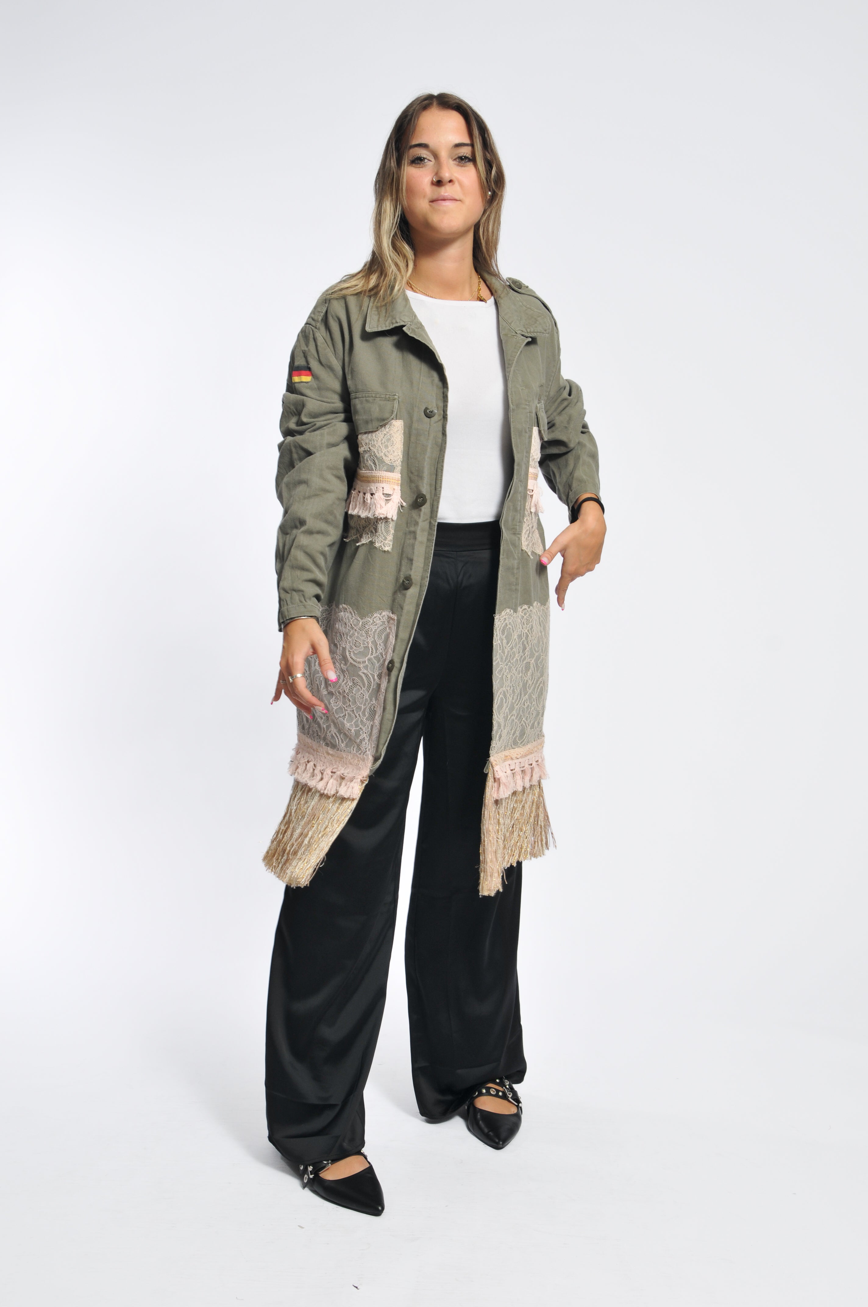 Giacca Military Pizzo e Passamaniera