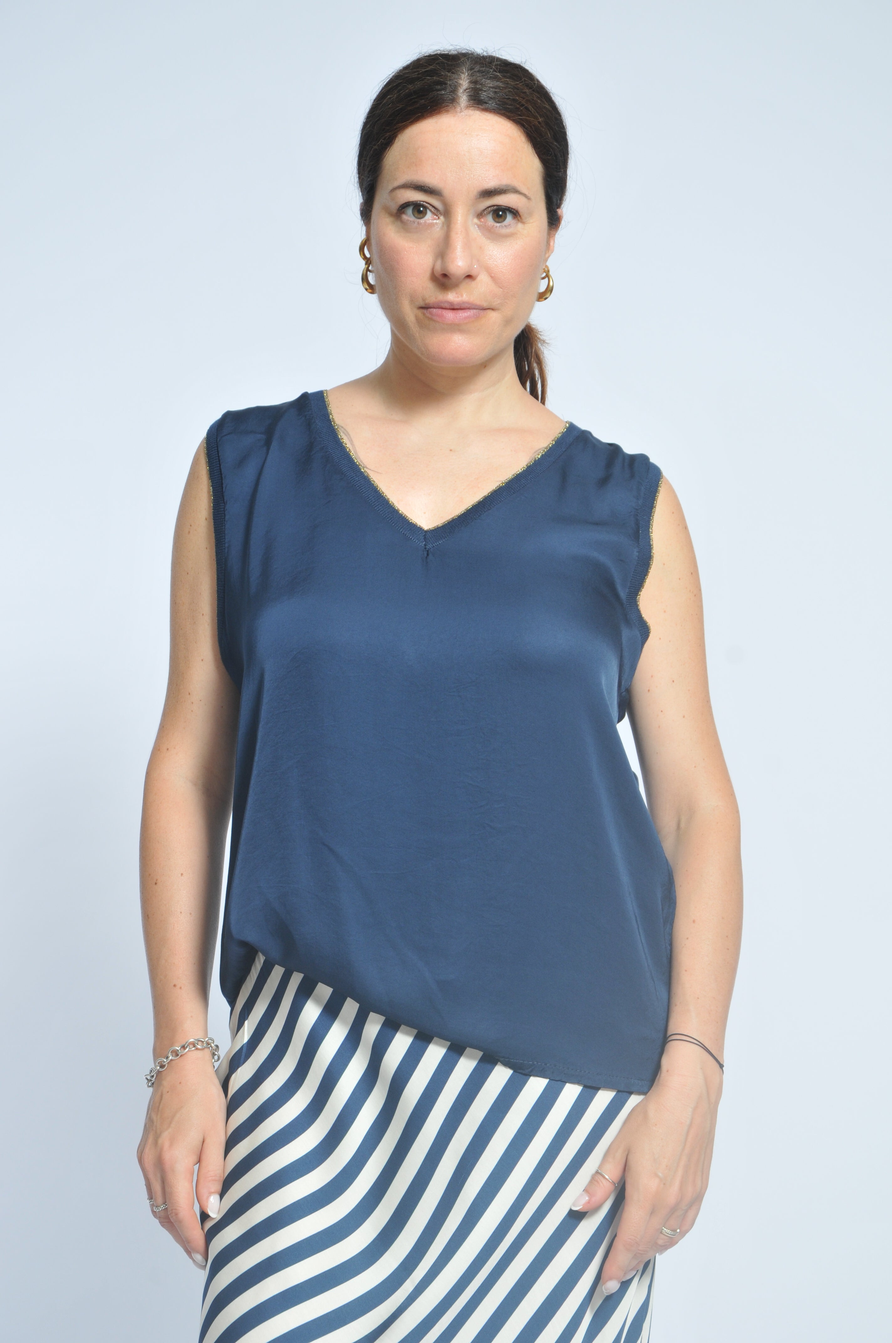 Canottiera Ocean Lurex