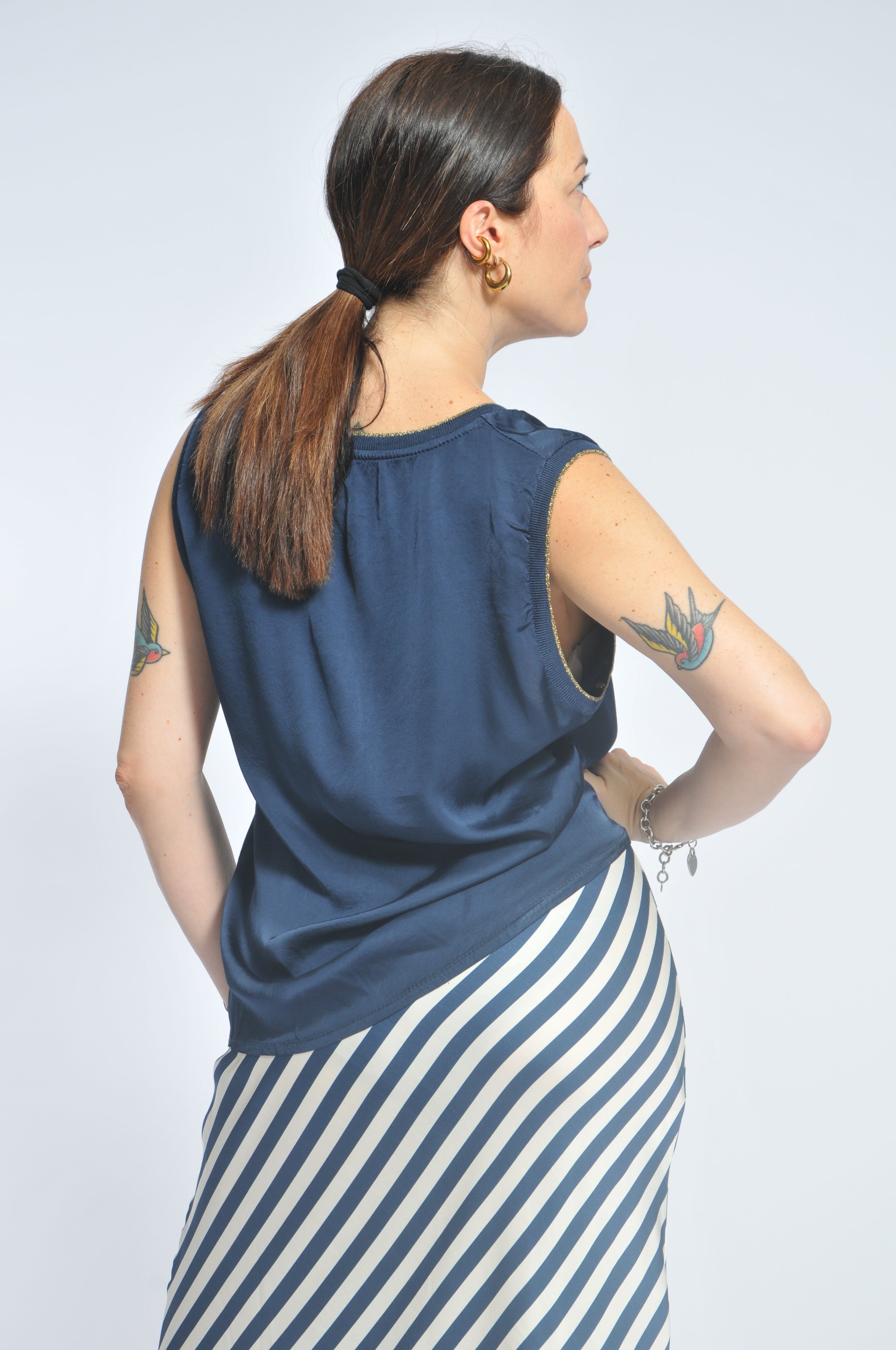 Canottiera Ocean Lurex