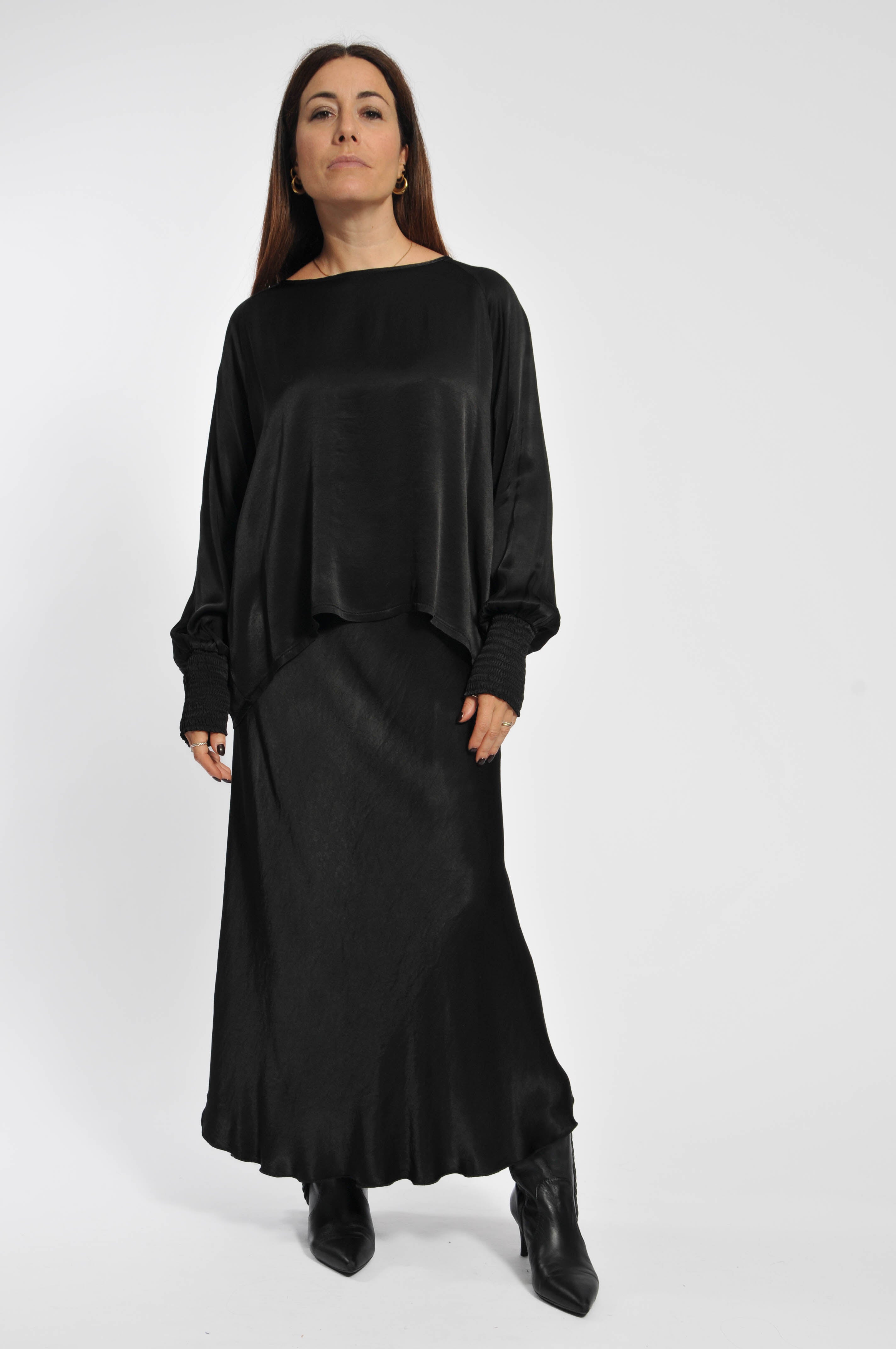 Blusa Ocean Maniche Elastico