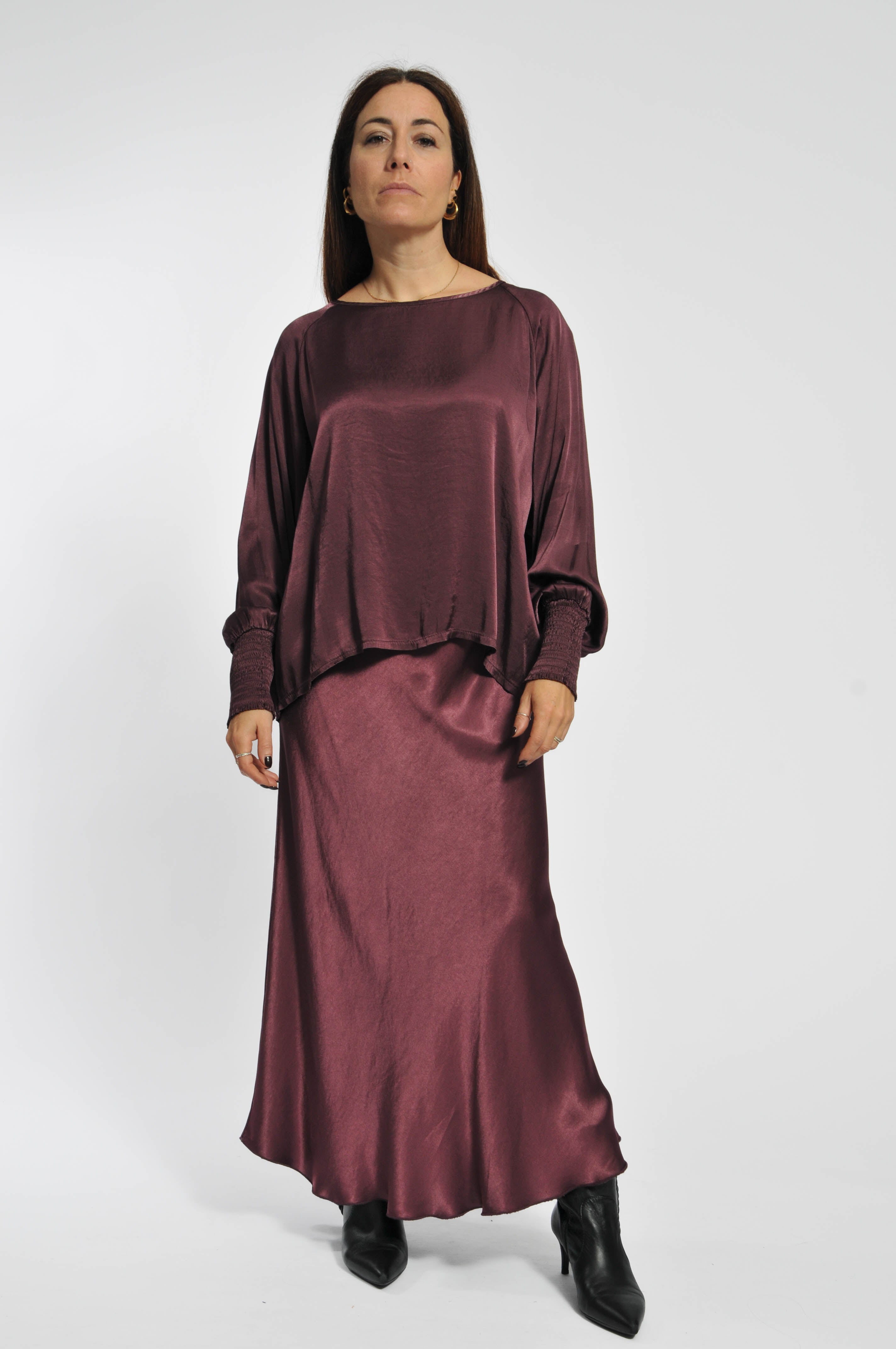 Blusa Ocean Maniche Elastico