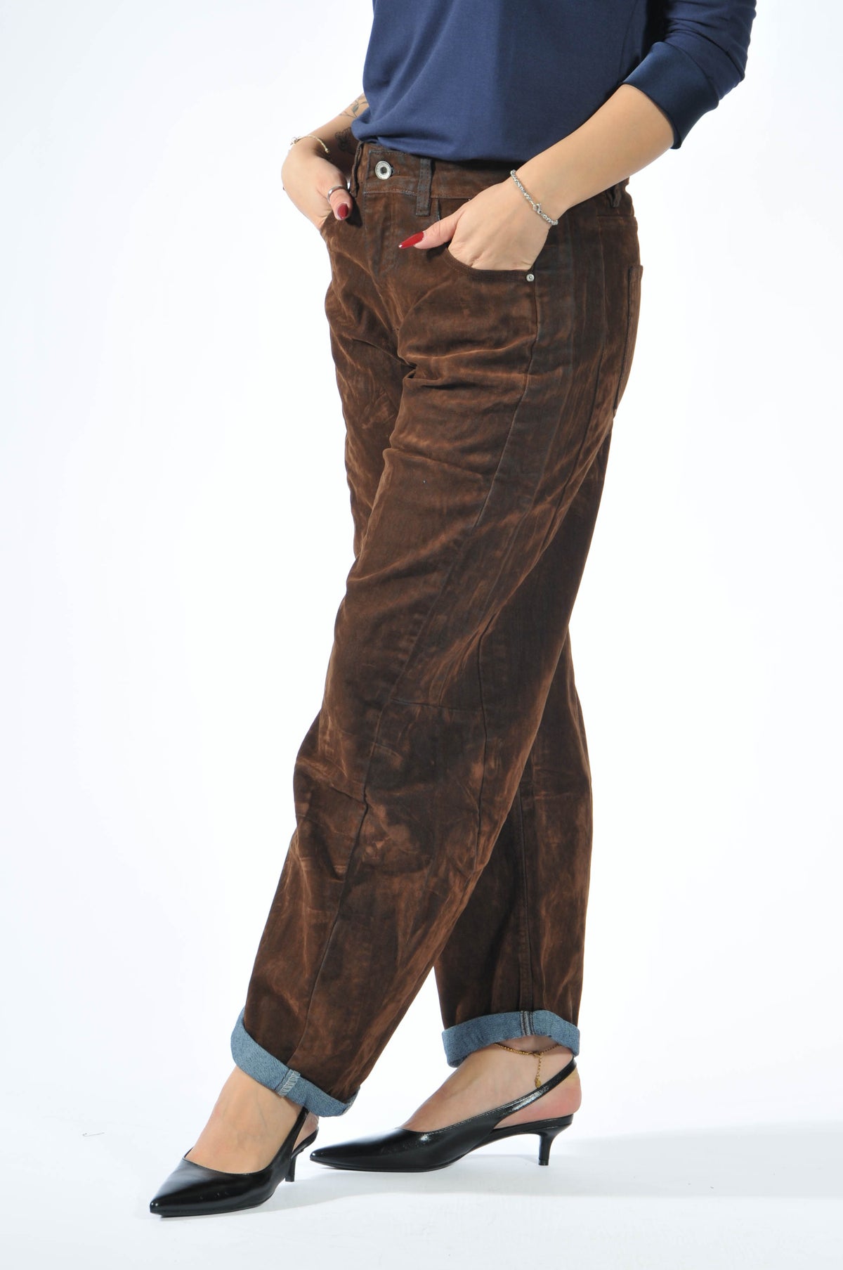 Jeans Velvet Brown