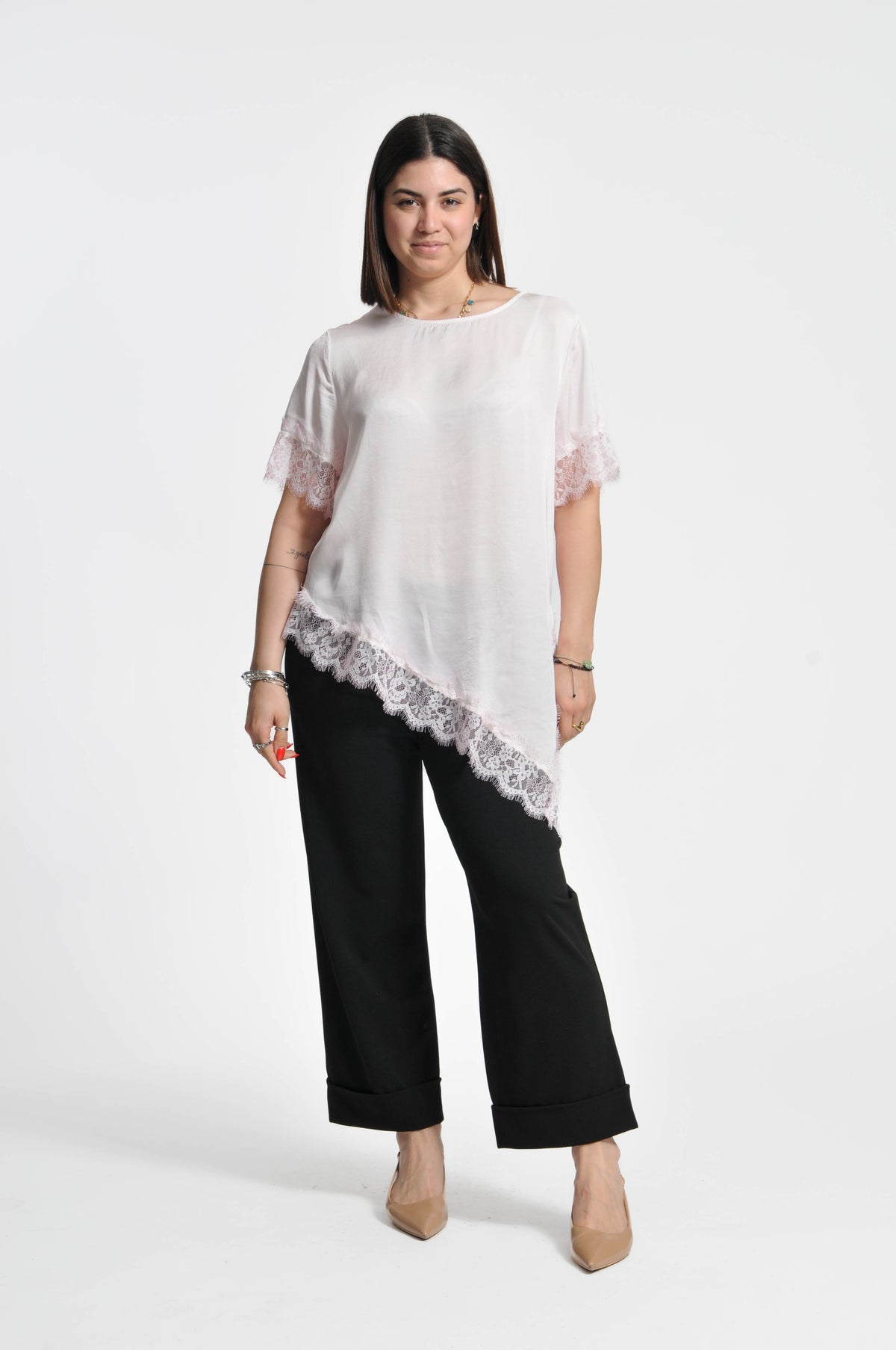 T-shirt Ocean Pizzo Asimmetrica