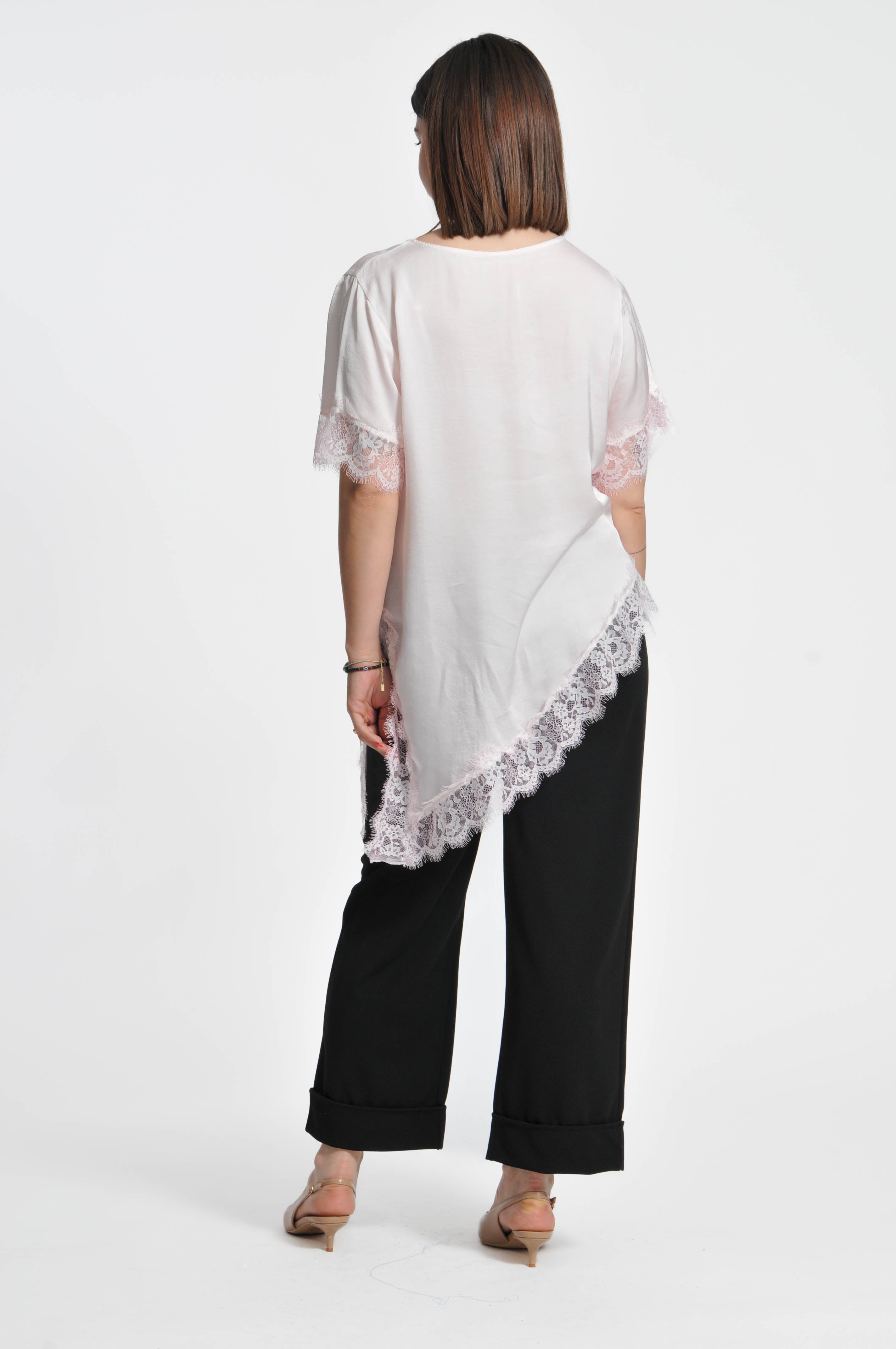 T-shirt Pizzo Ocean Asimmetrica