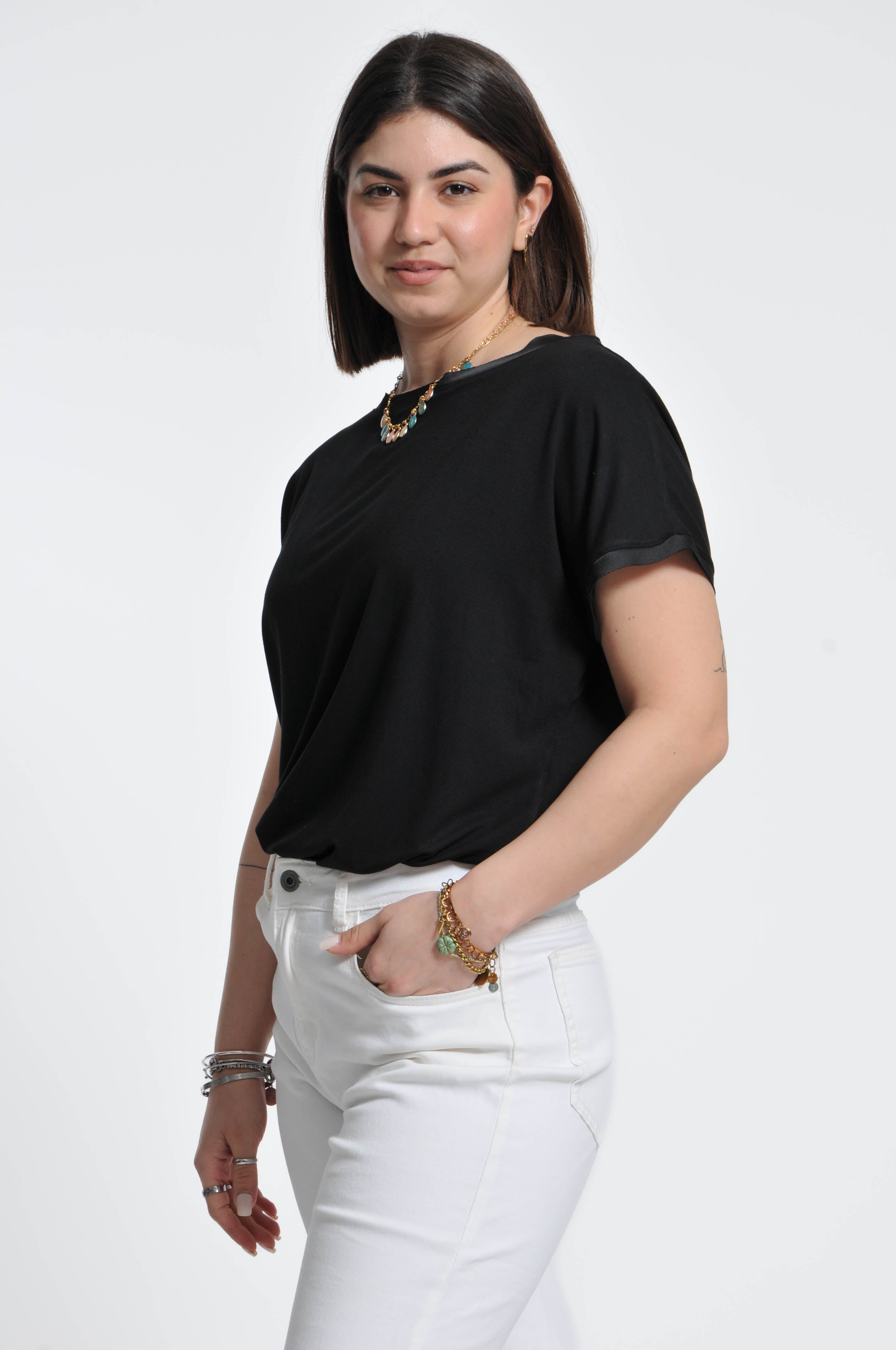 T-shirt Betty Manica Corta