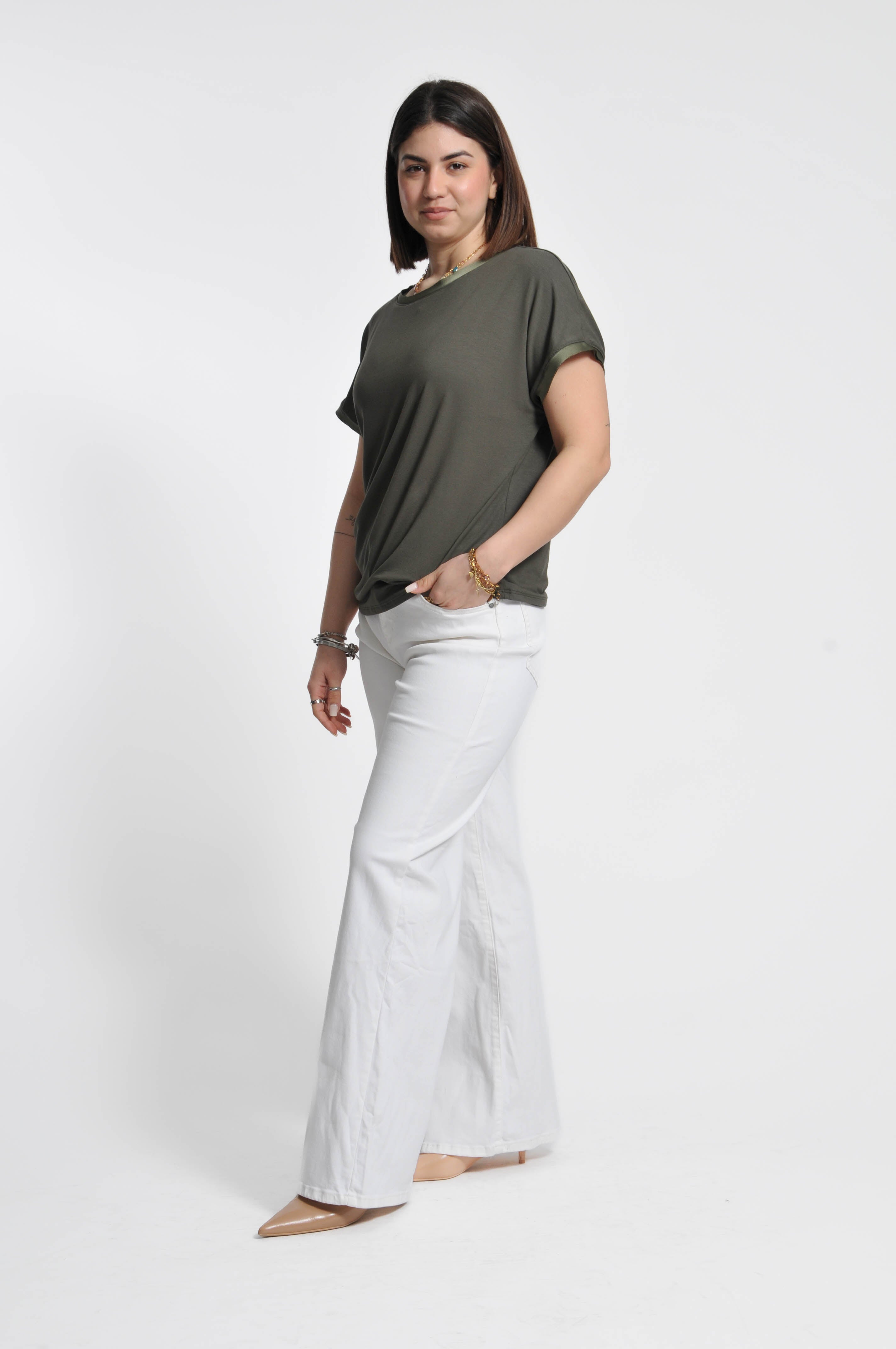 T-shirt Betty Manica Corta