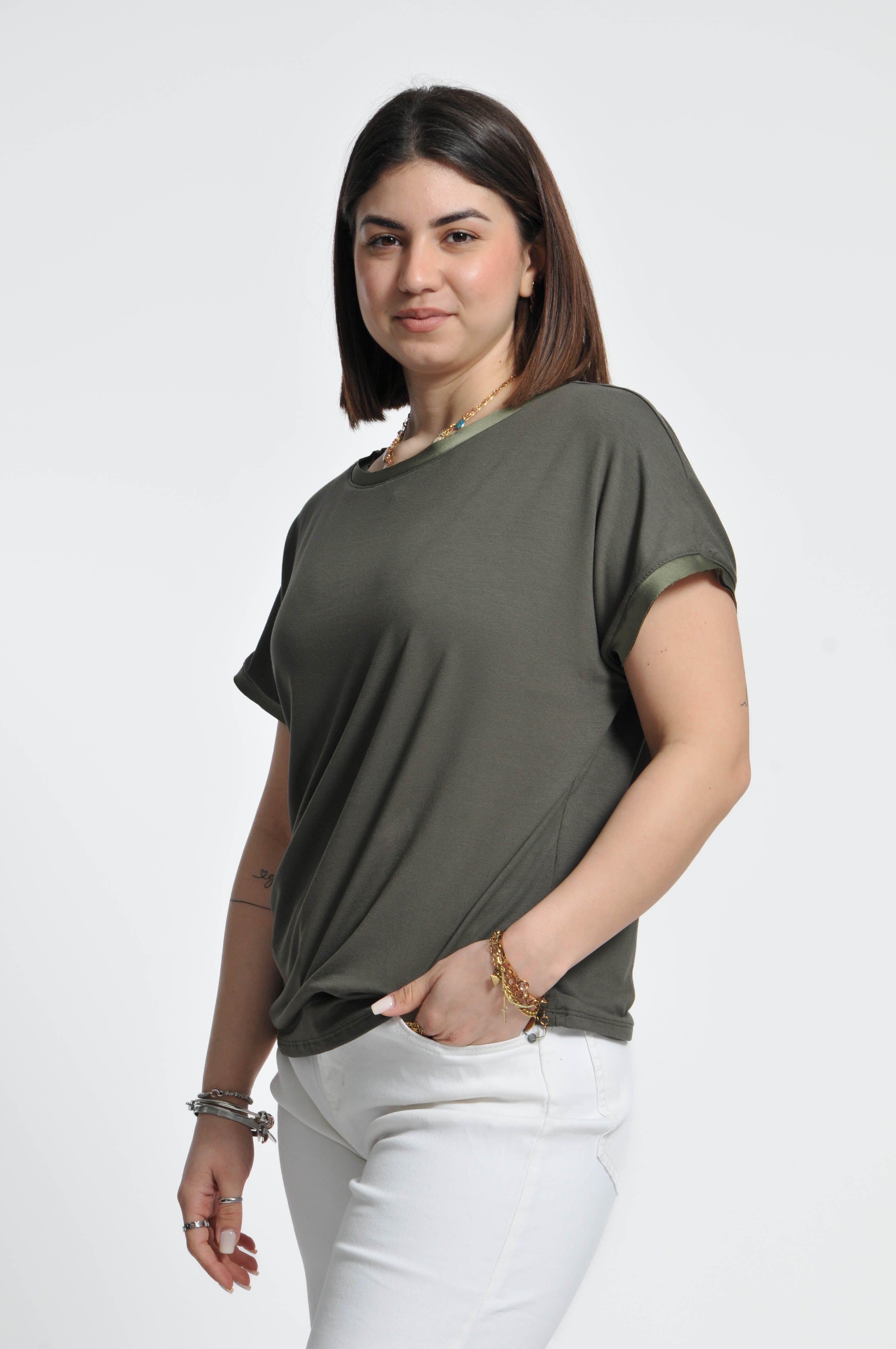 T-shirt Betty Manica Corta