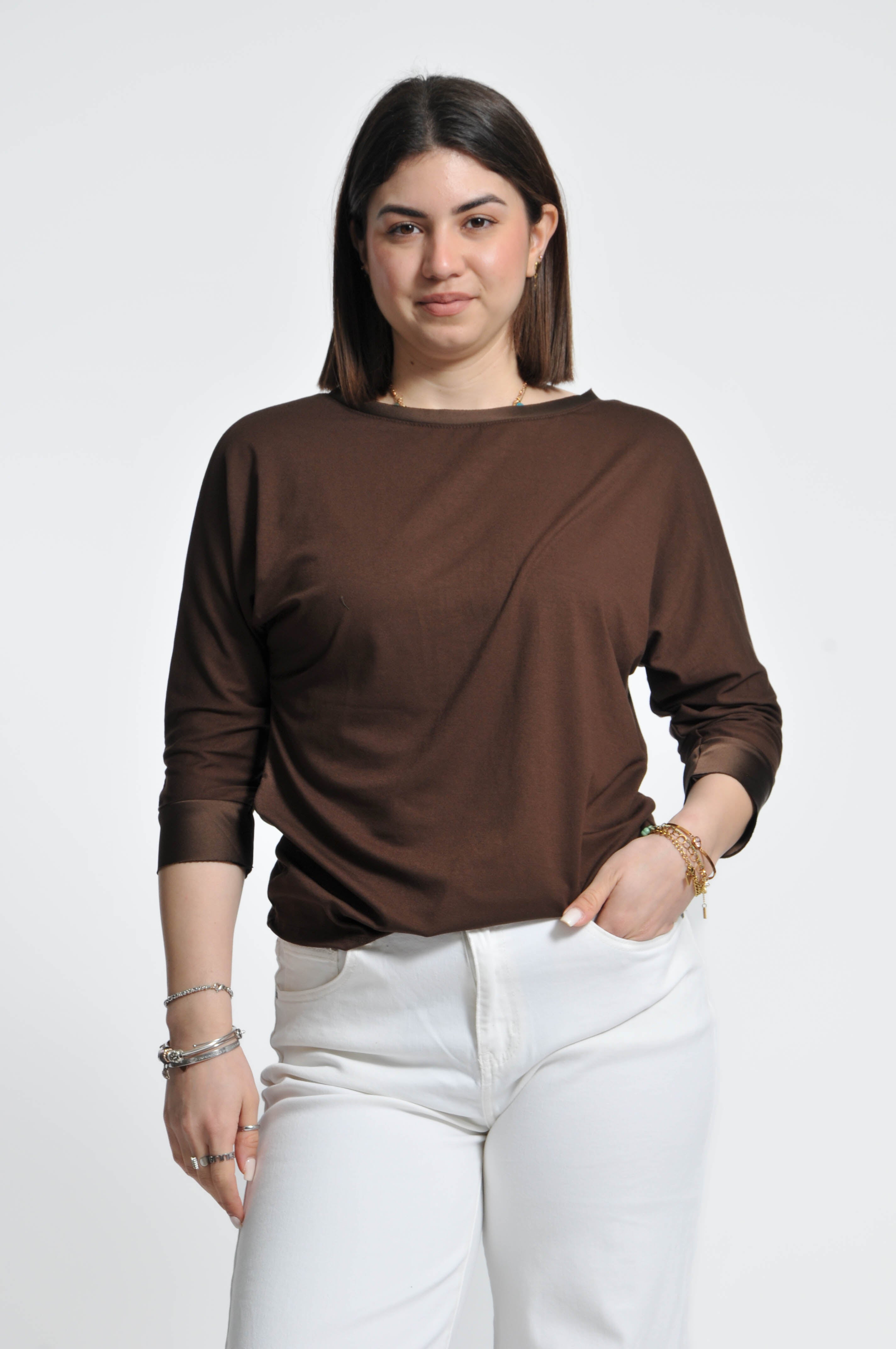 T-shirt Betty Manica Lunga