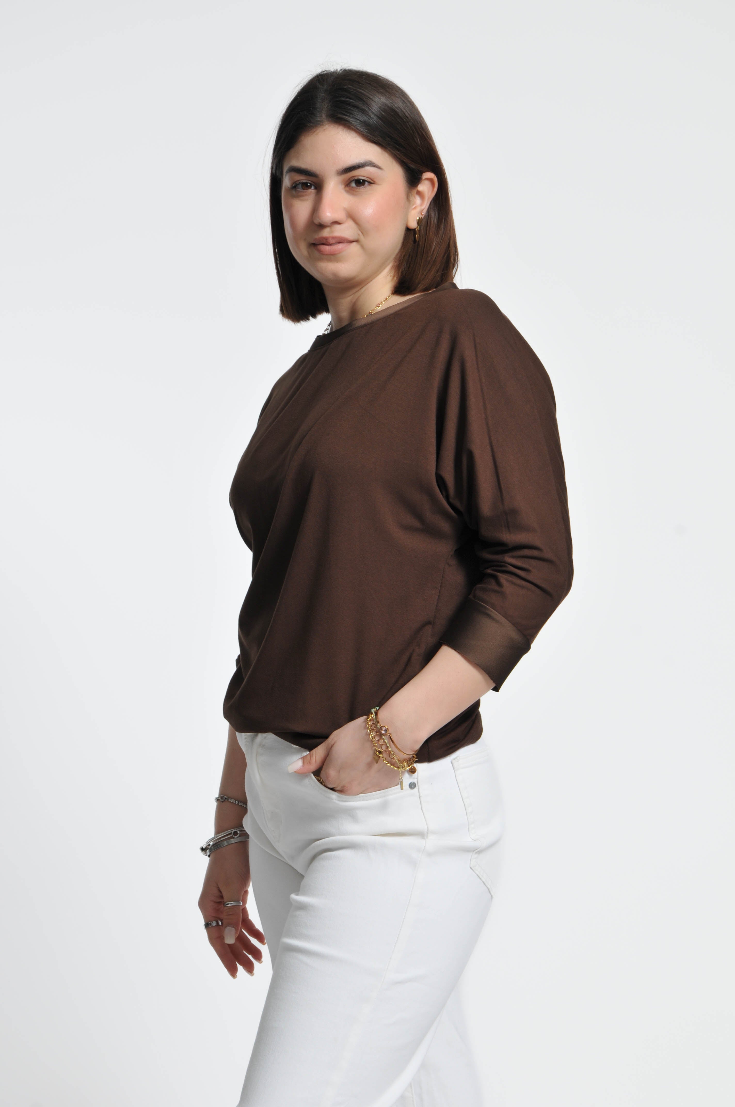 T-shirt Betty Manica Lunga