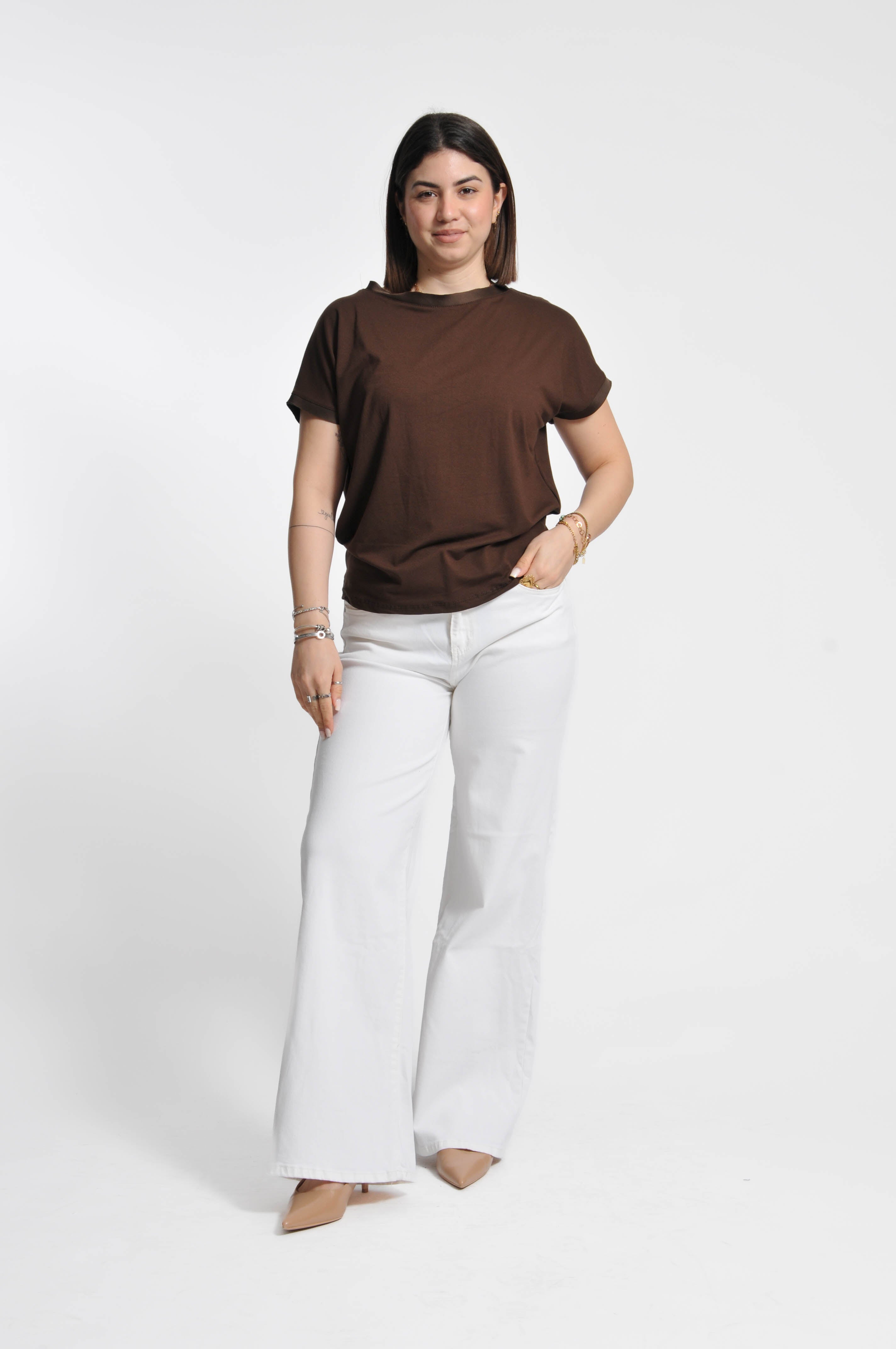 T-shirt Betty Manica Corta