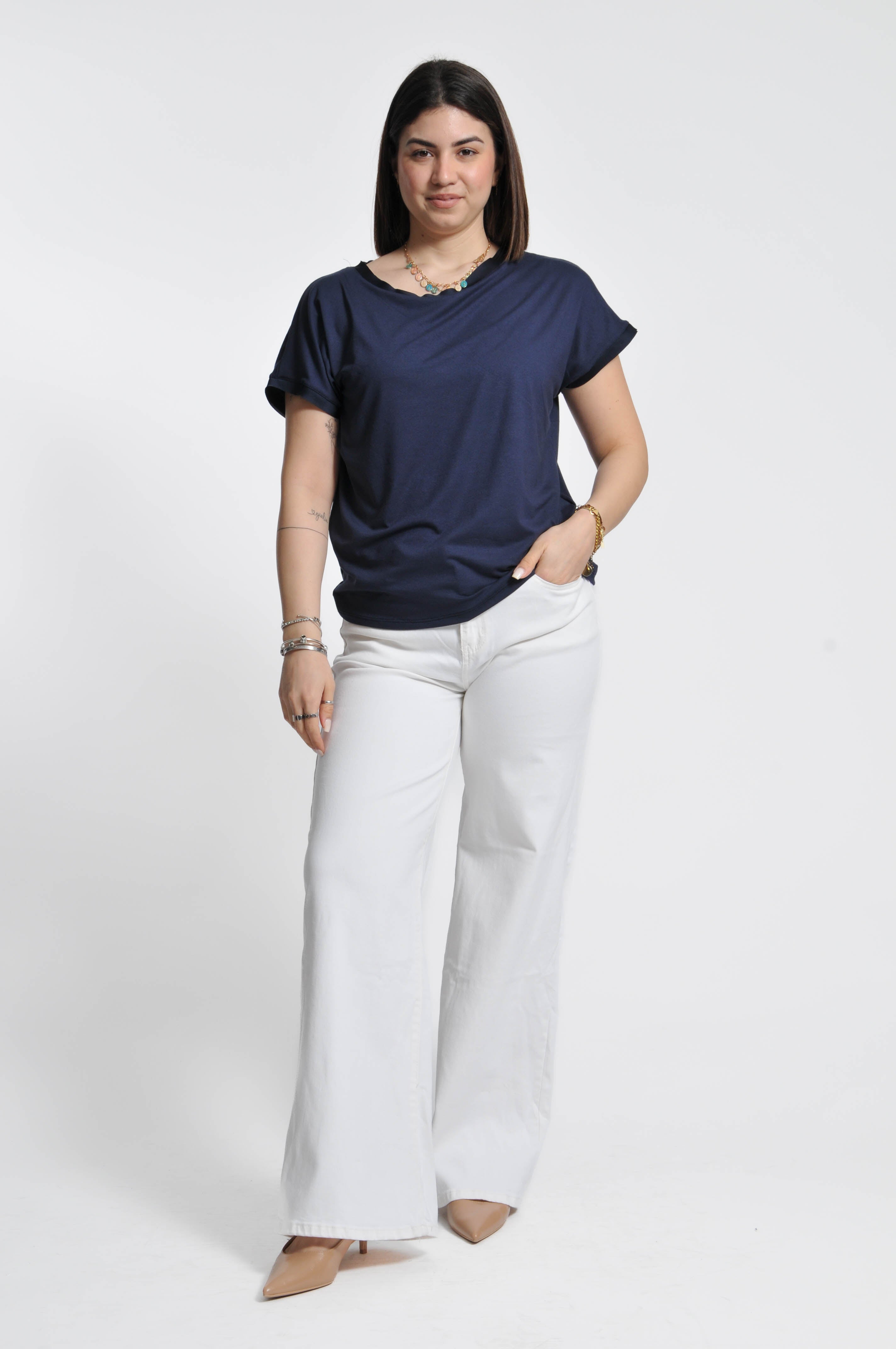 T-shirt Betty Manica Corta