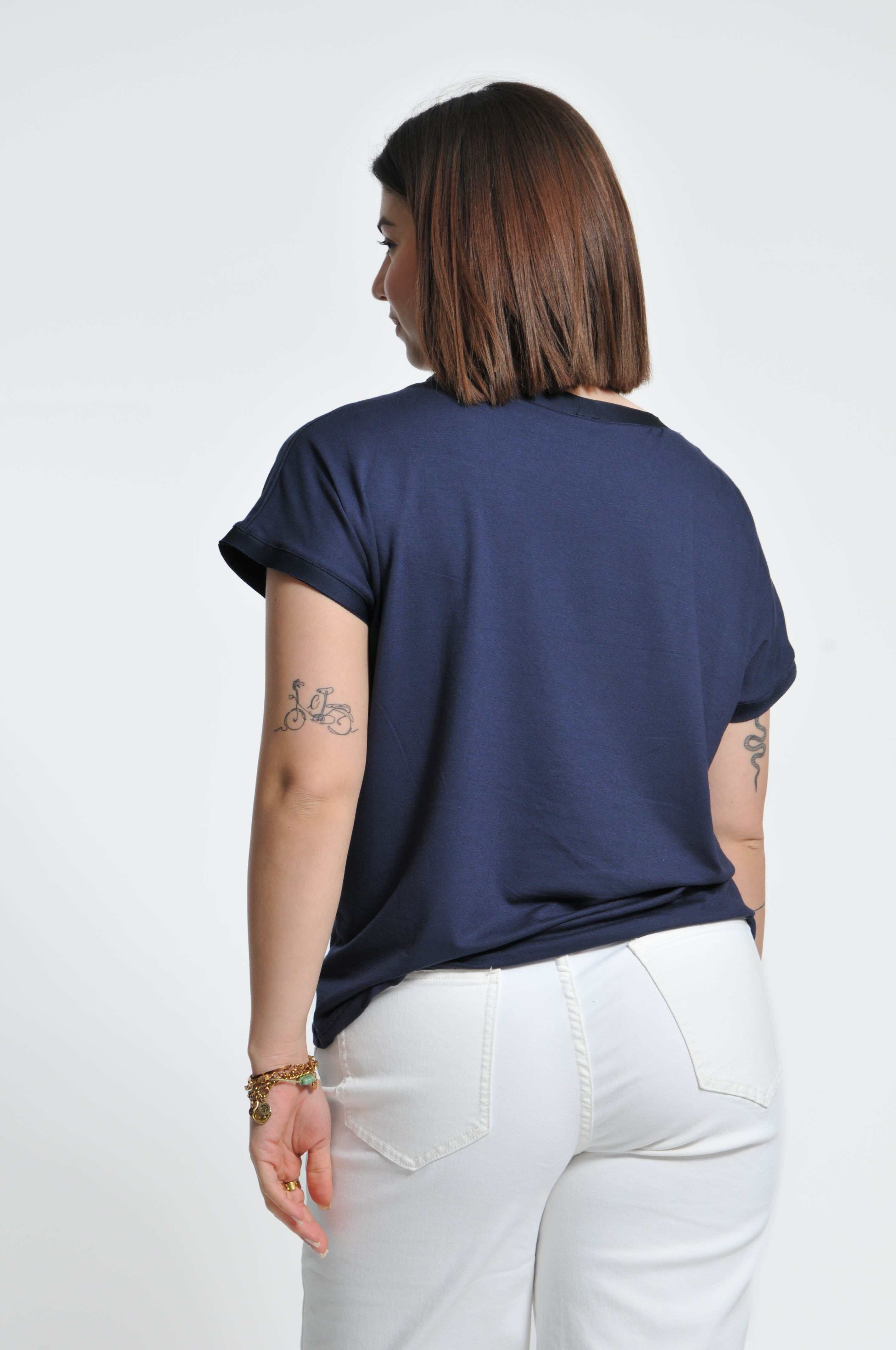 T-shirt Betty Manica Corta