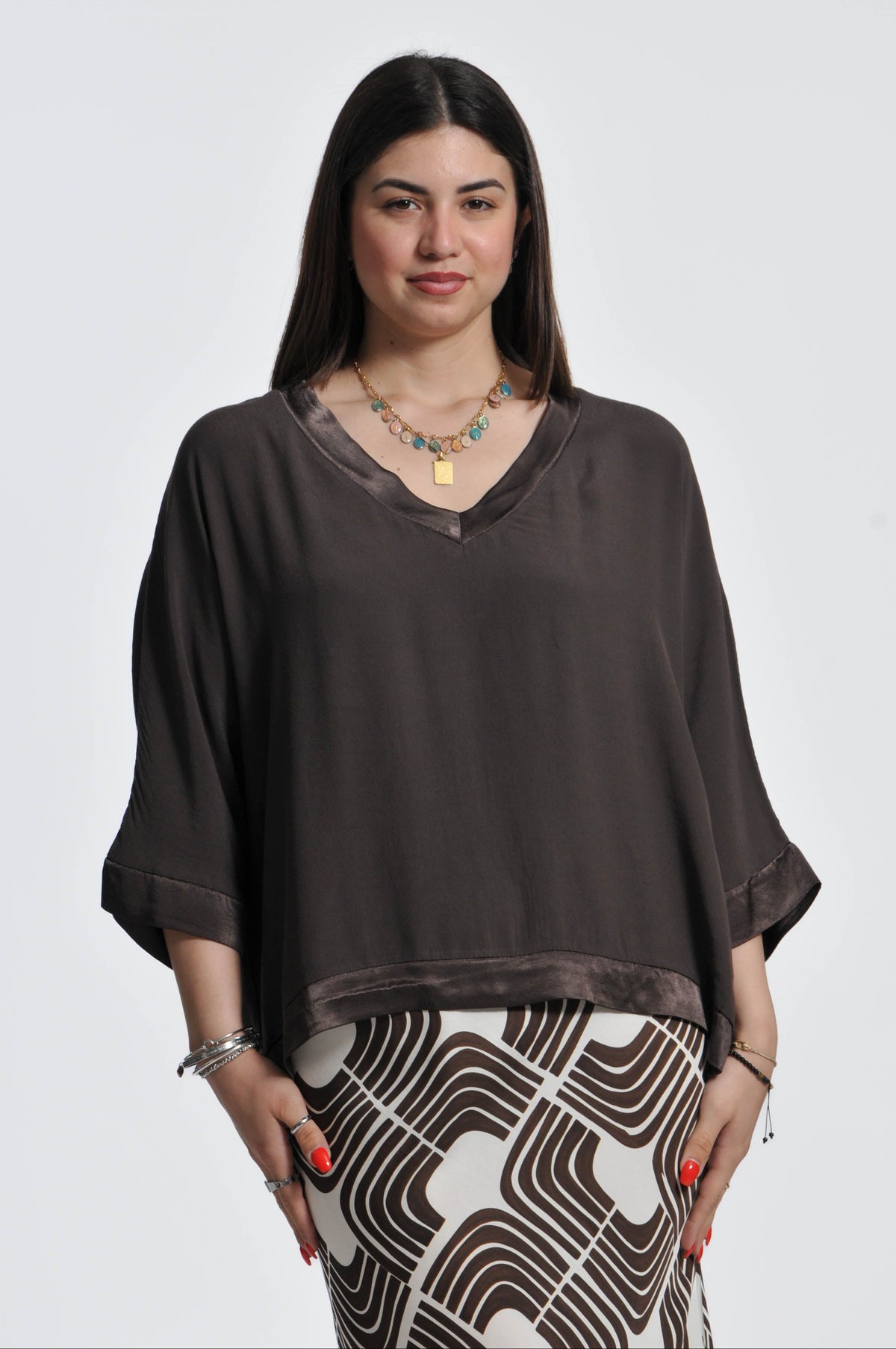 Blusa Ocean Crepe