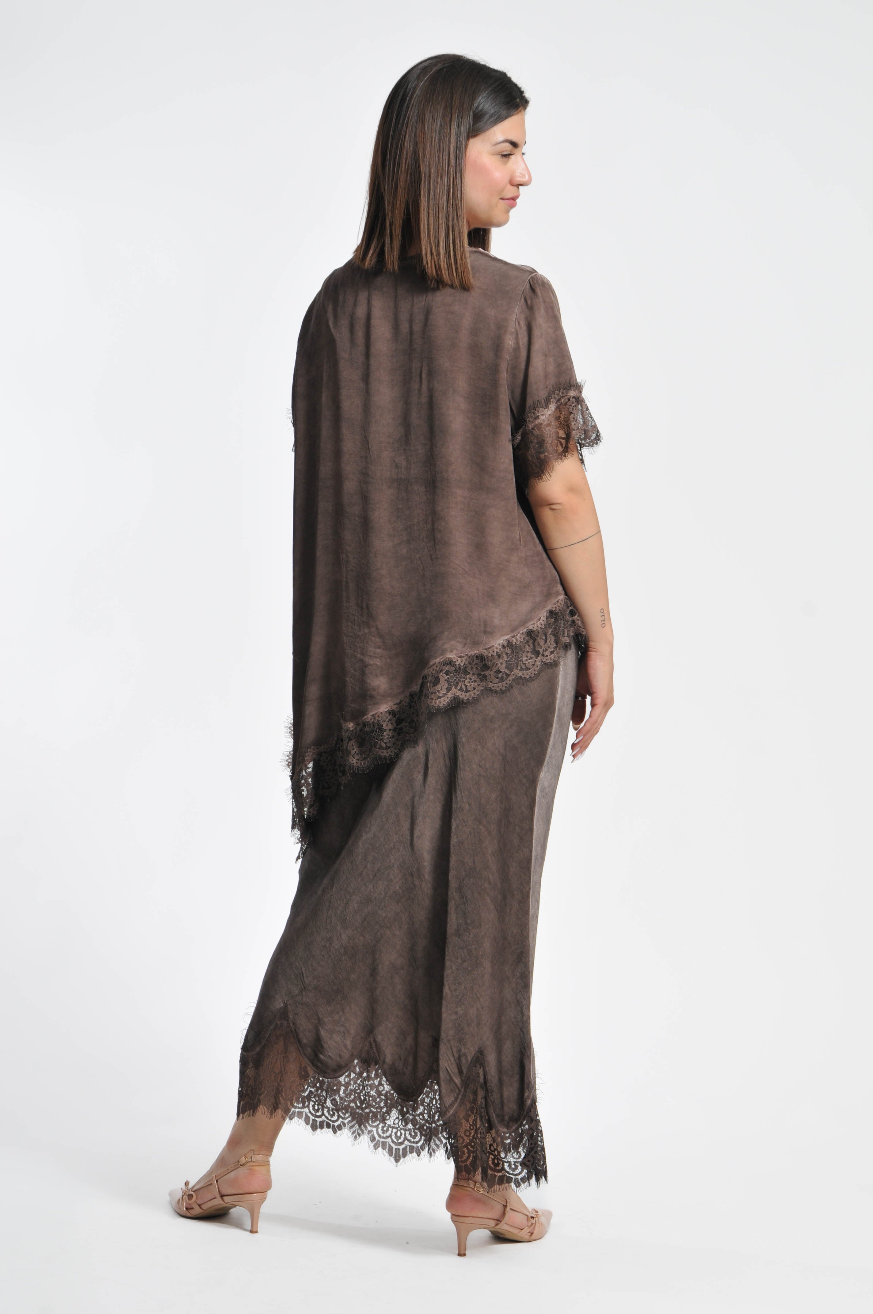 T-shirt Pizzo Ocean Asimmetrica