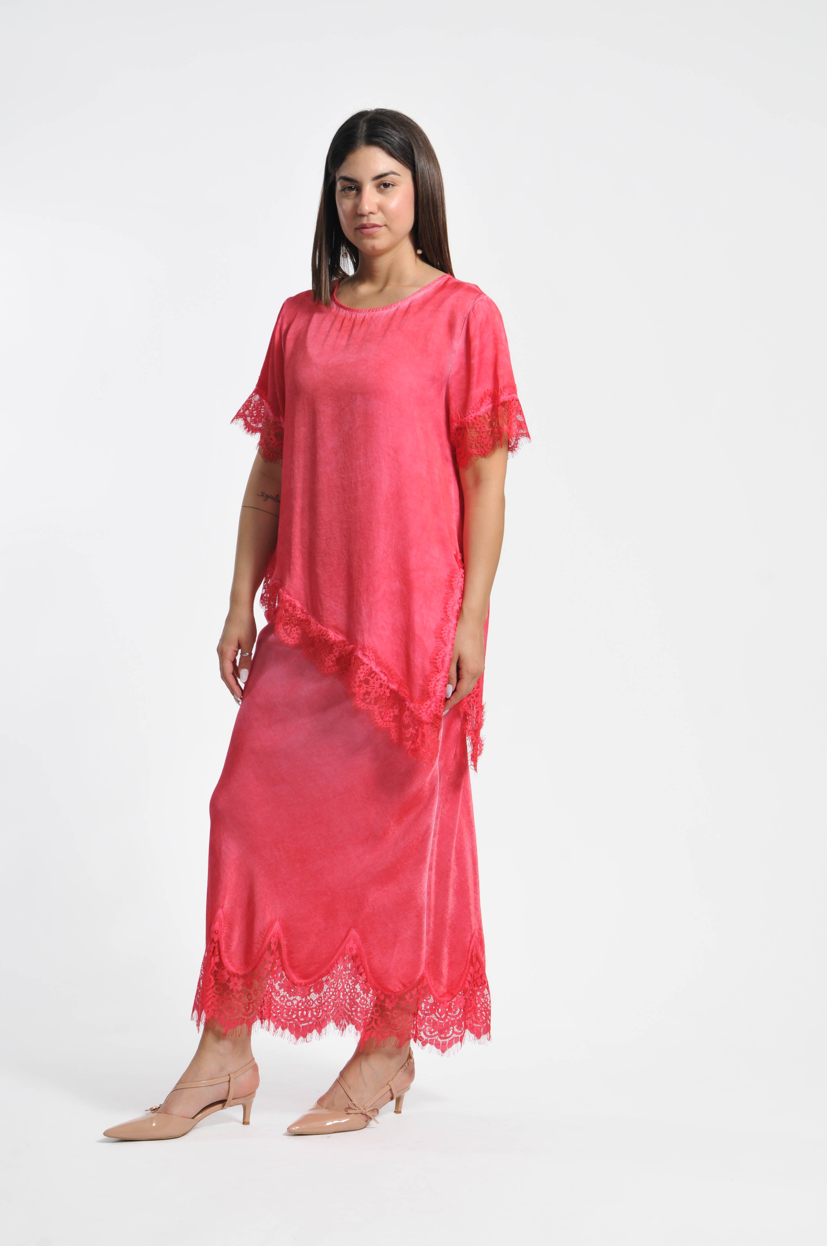 T-shirt Pizzo Ocean Asimmetrica