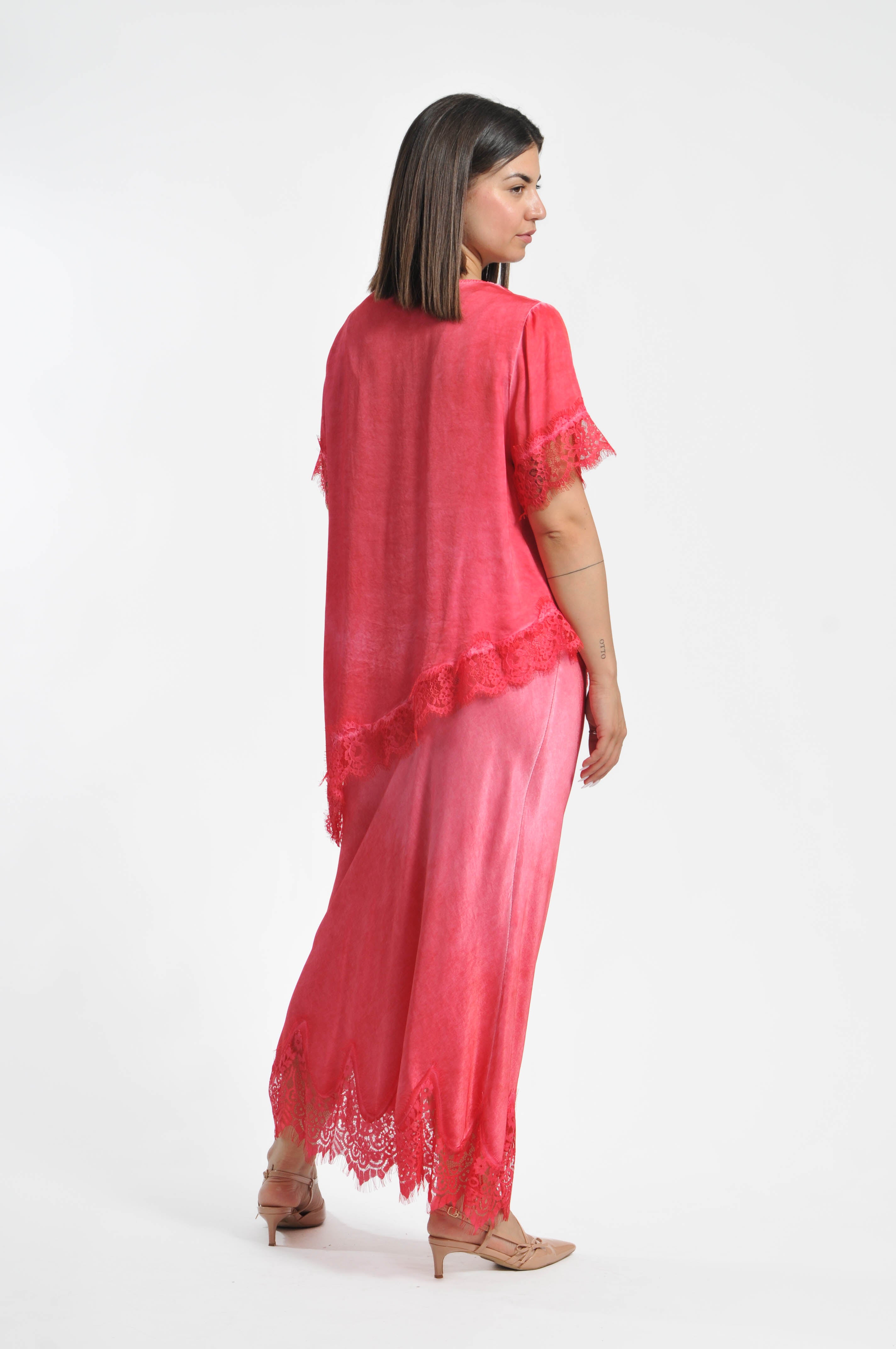 T-shirt Pizzo Ocean Asimmetrica
