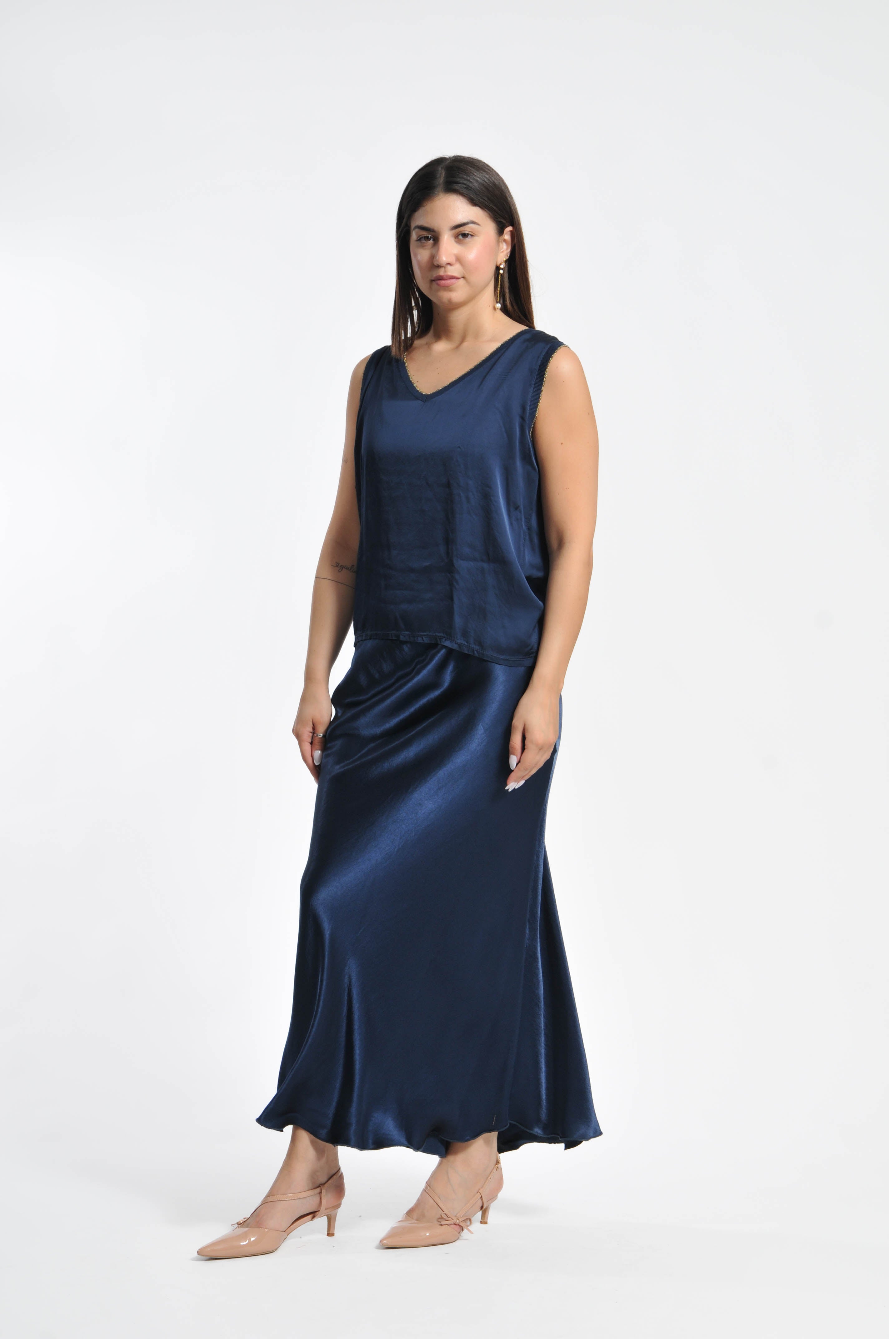 Canottiera Ocean Lurex