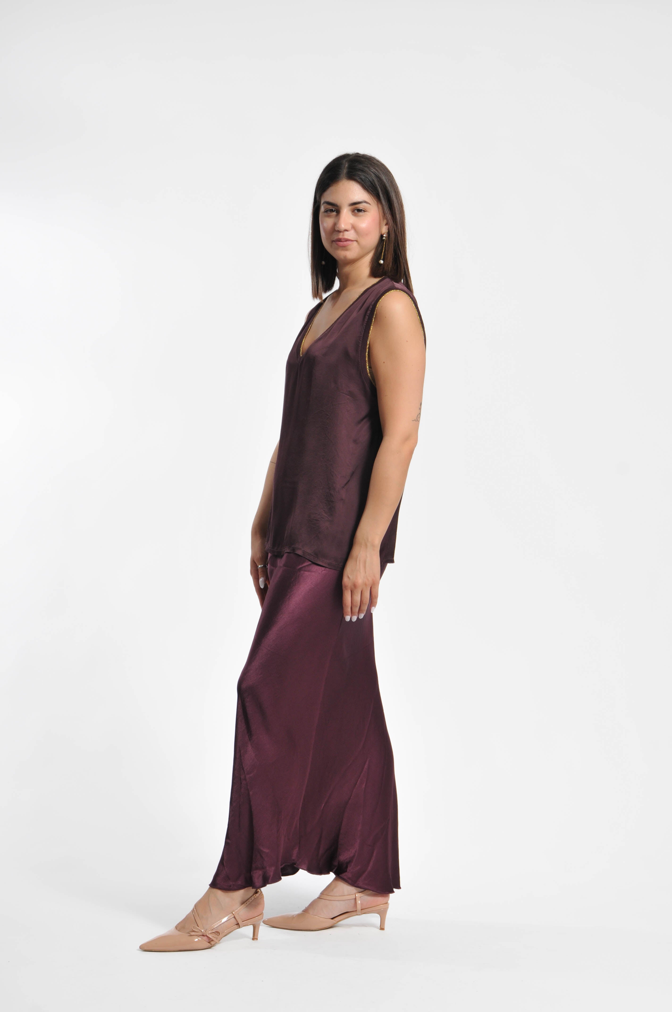 Canottiera Ocean Lurex