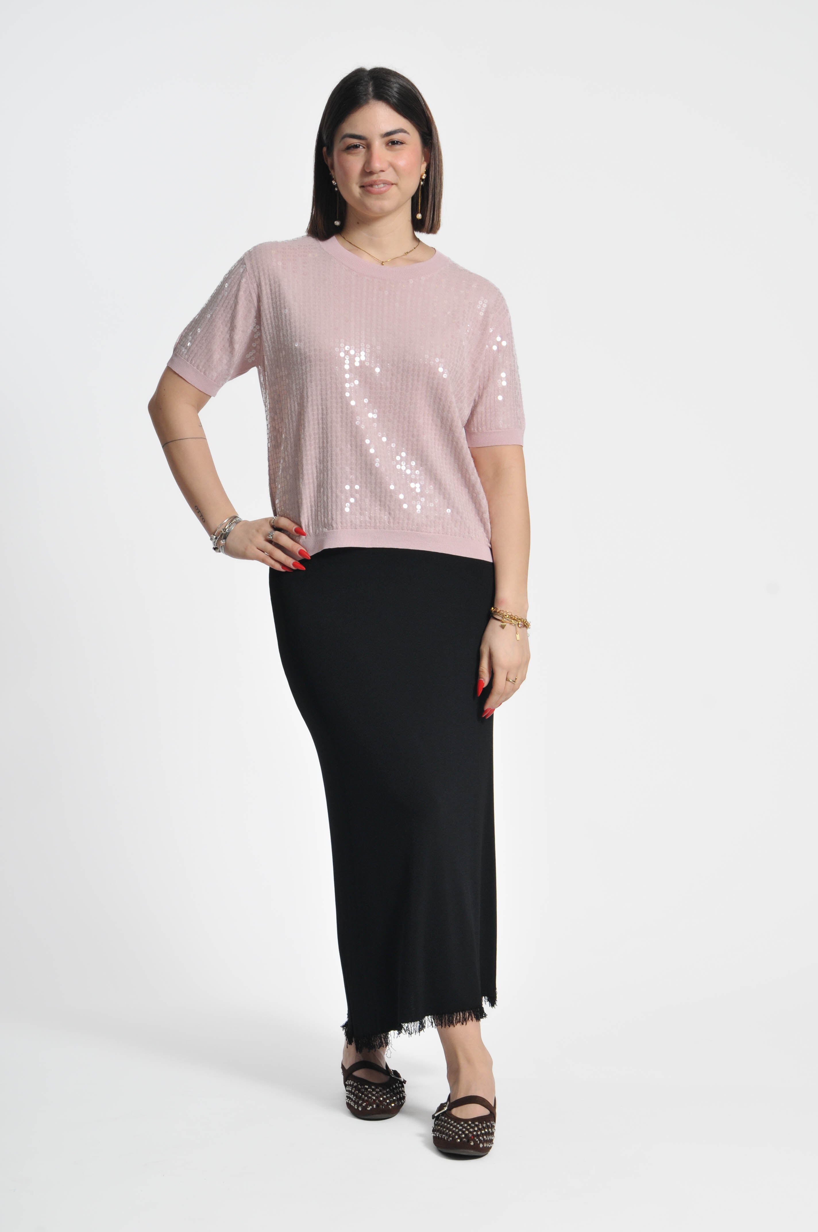 T-shirt Oasi Paillettes