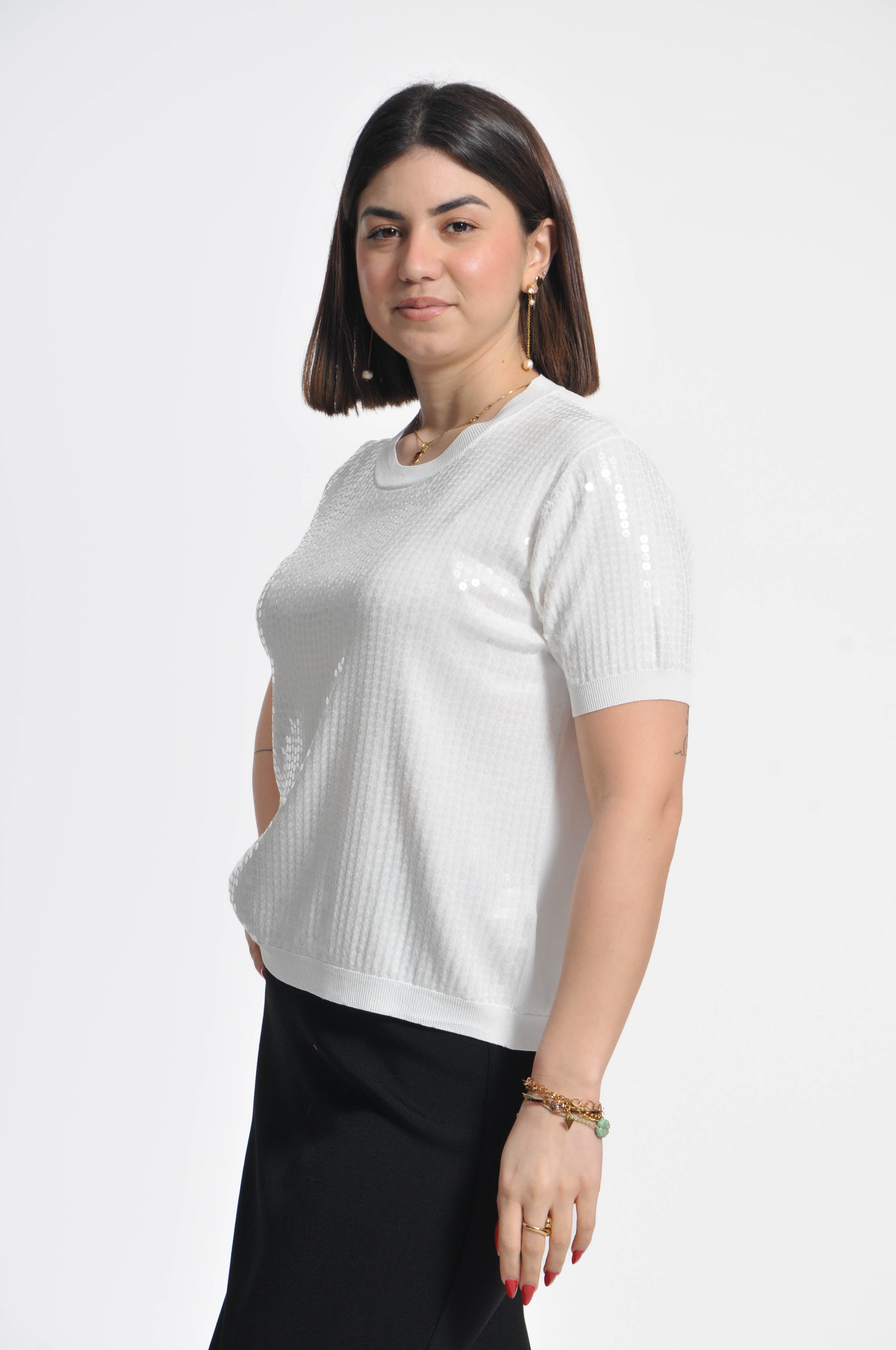 T-shirt Oasi Paillettes