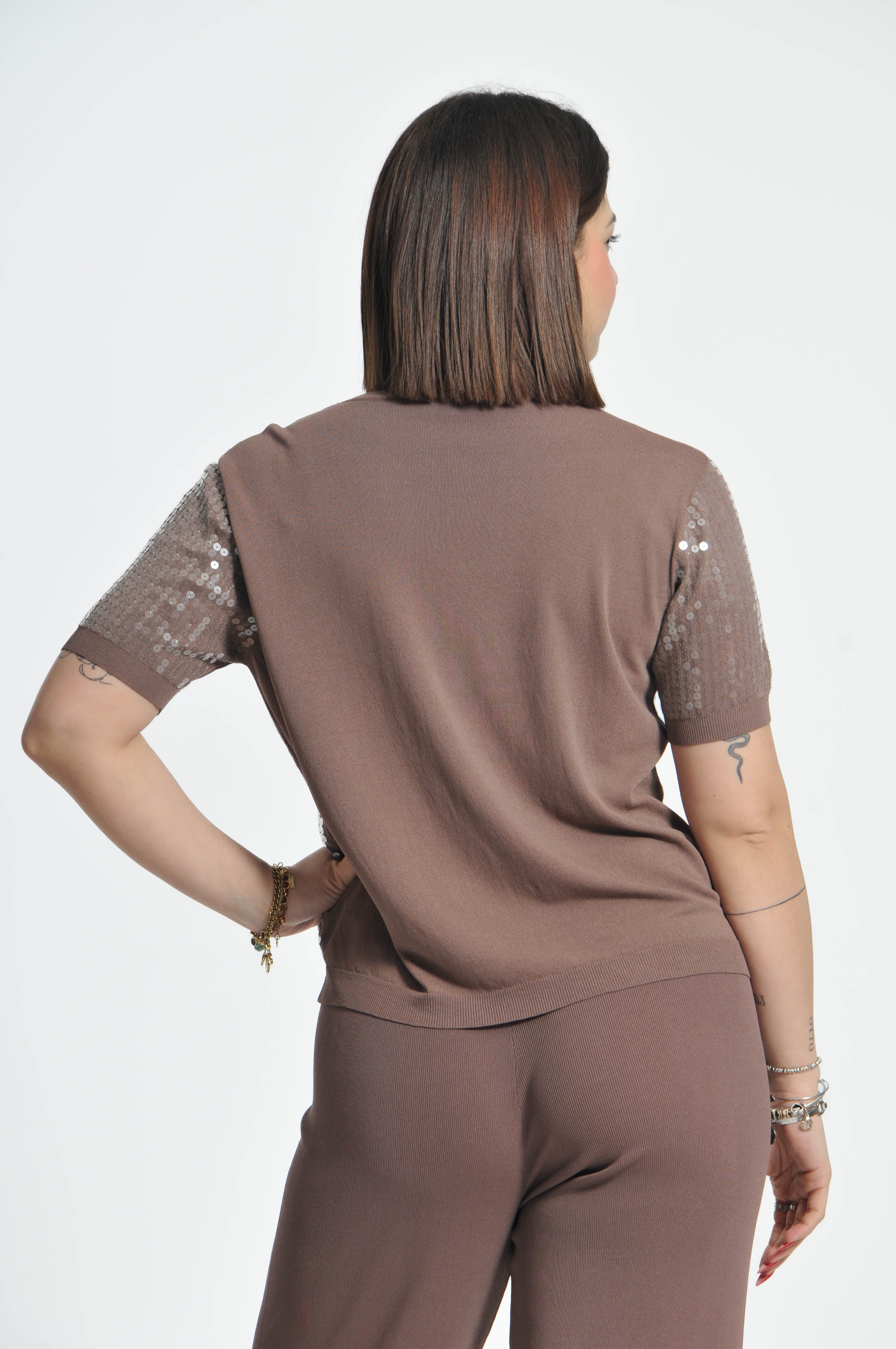 T-shirt Oasi Paillettes