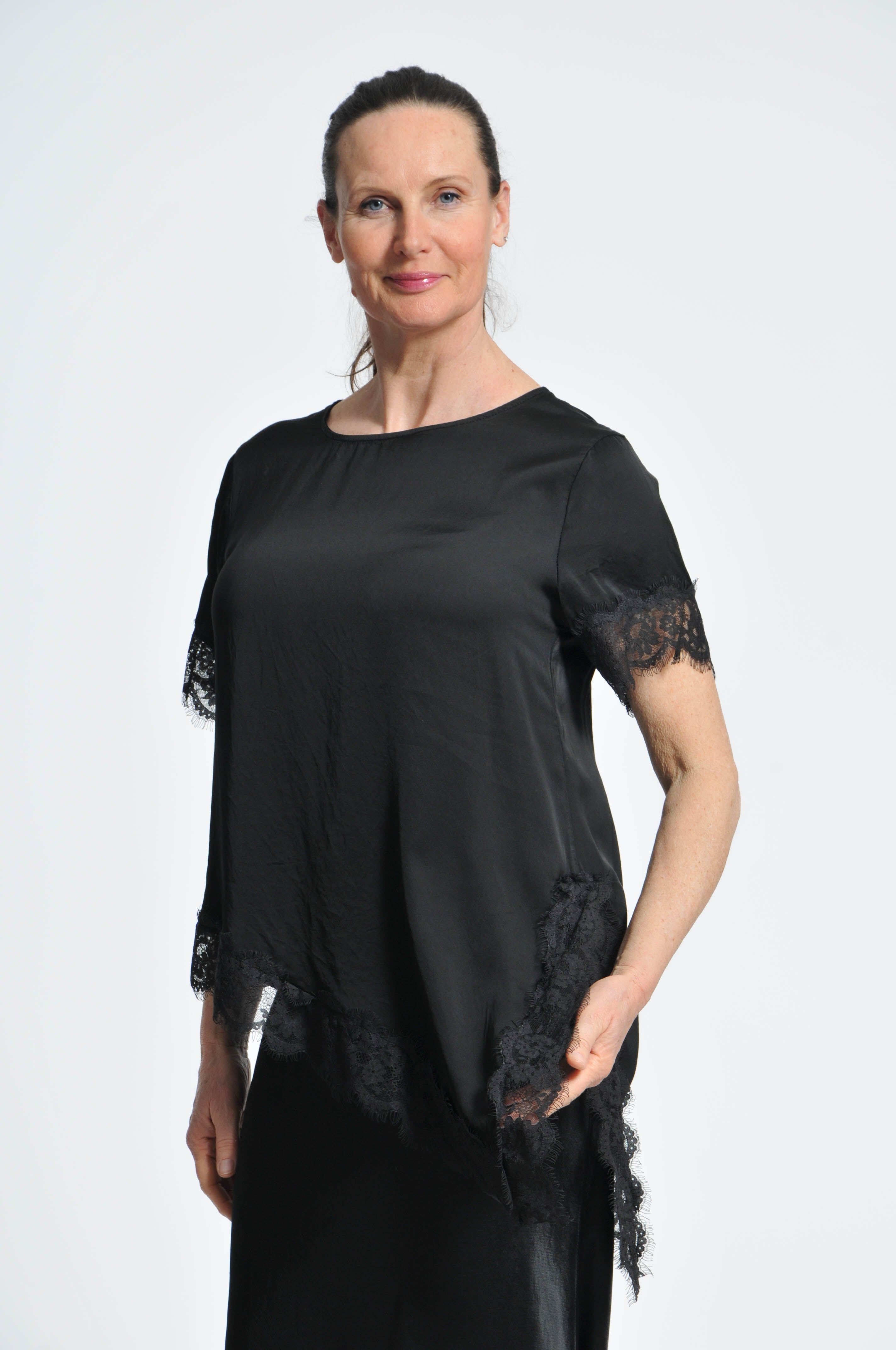 T-shirt Pizzo Ocean Asimmetrica