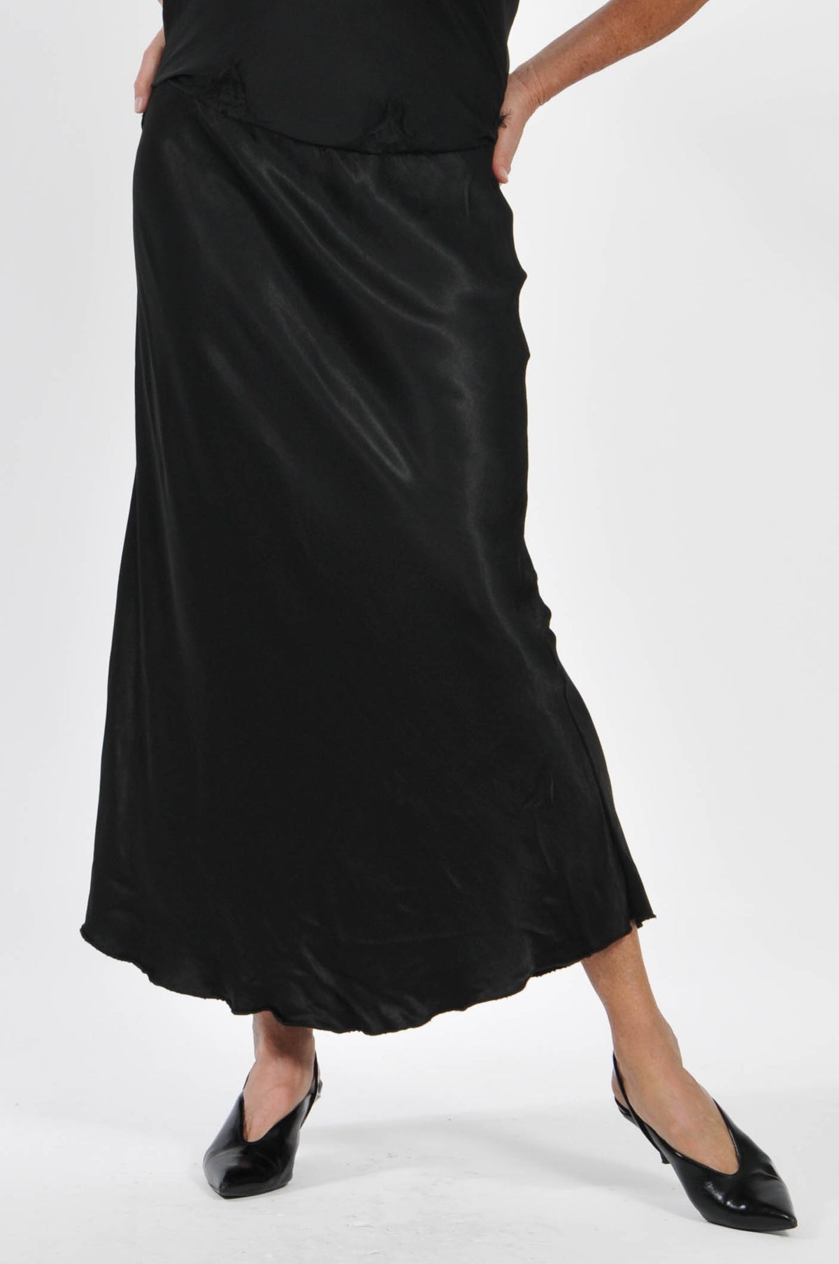 Ocean Satin Skirt