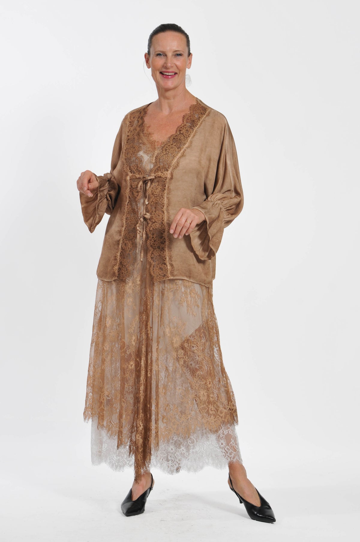 Cardigan Pizzo Ocean