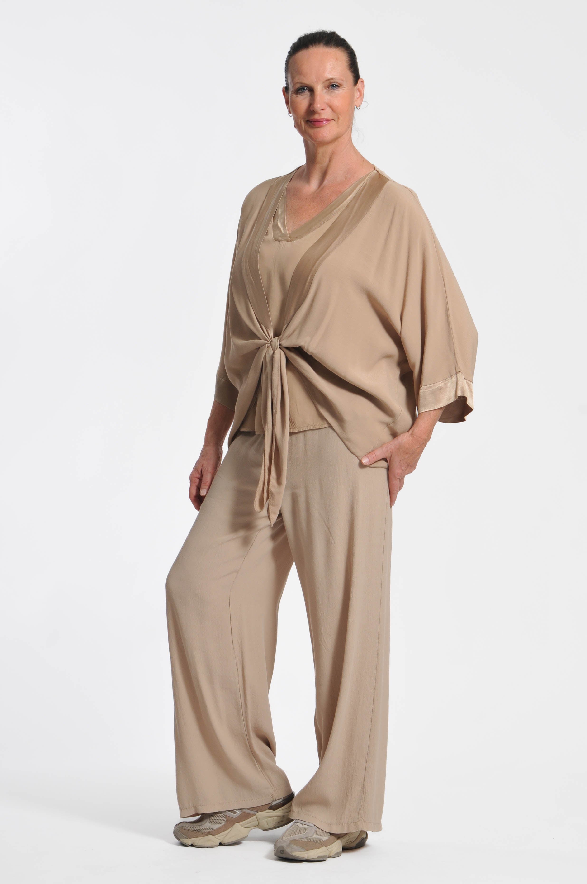 Cardigan Ocean Crepe