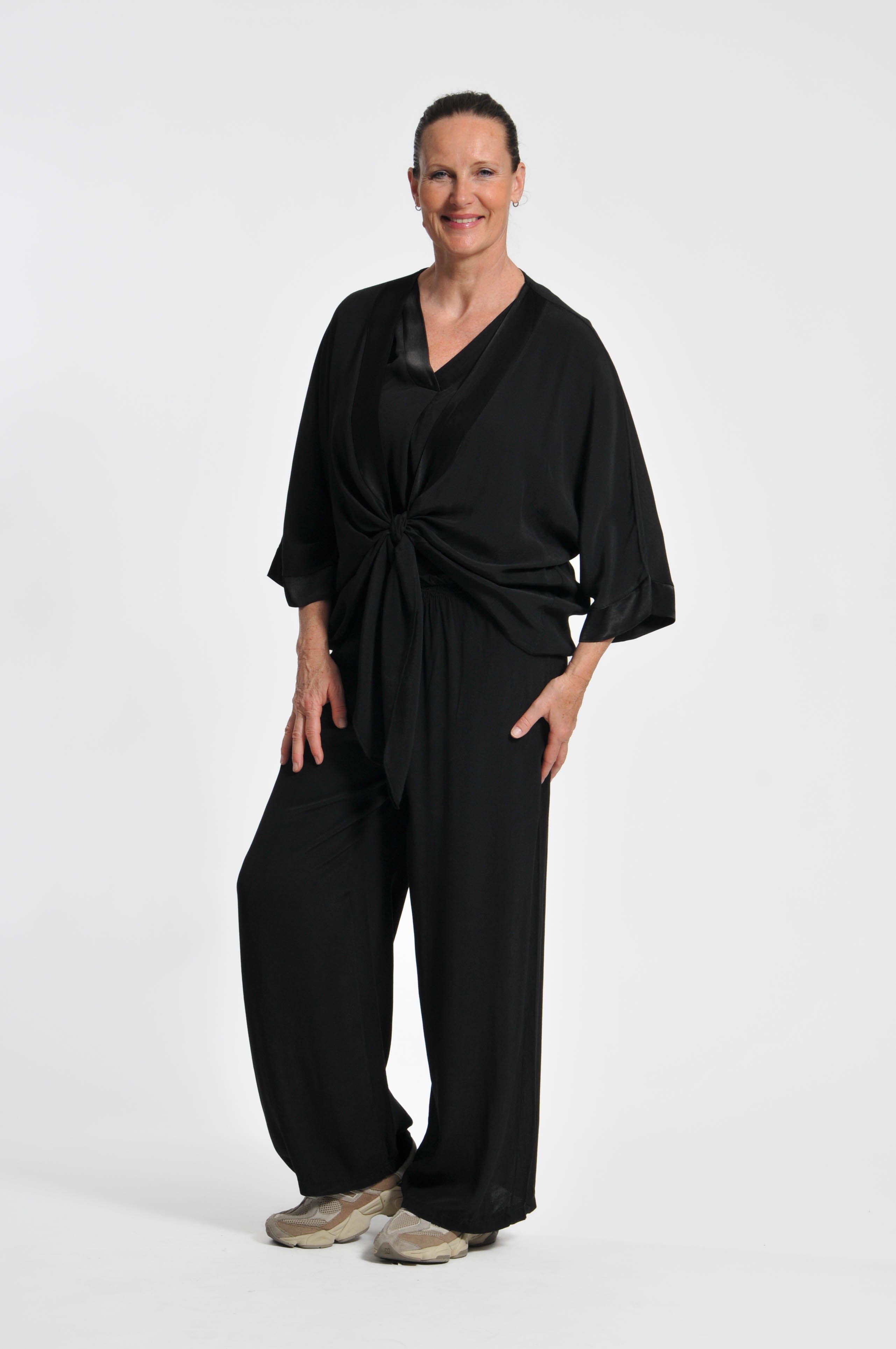 Cardigan Ocean Crepe