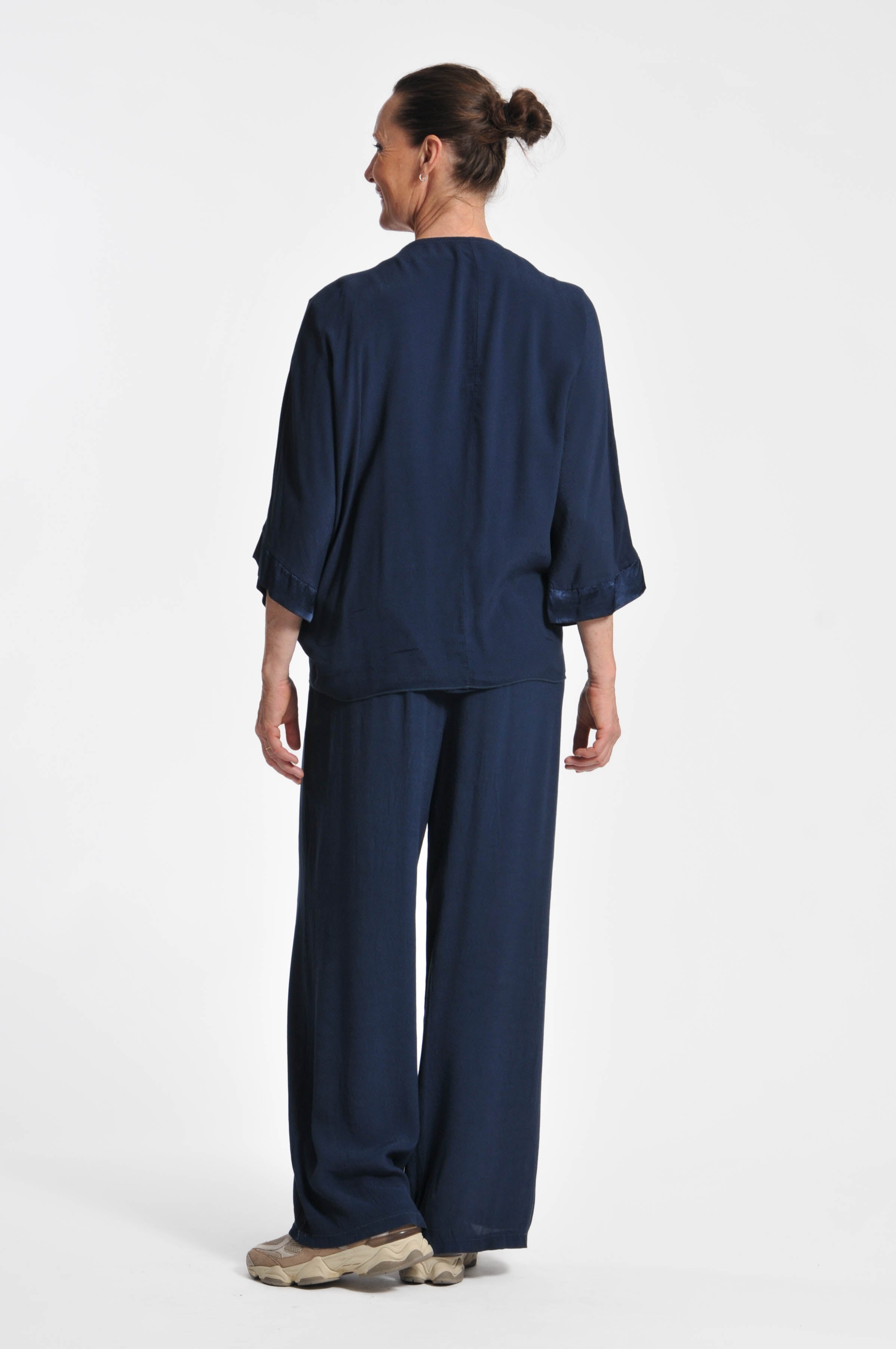 Cardigan Ocean Crepe