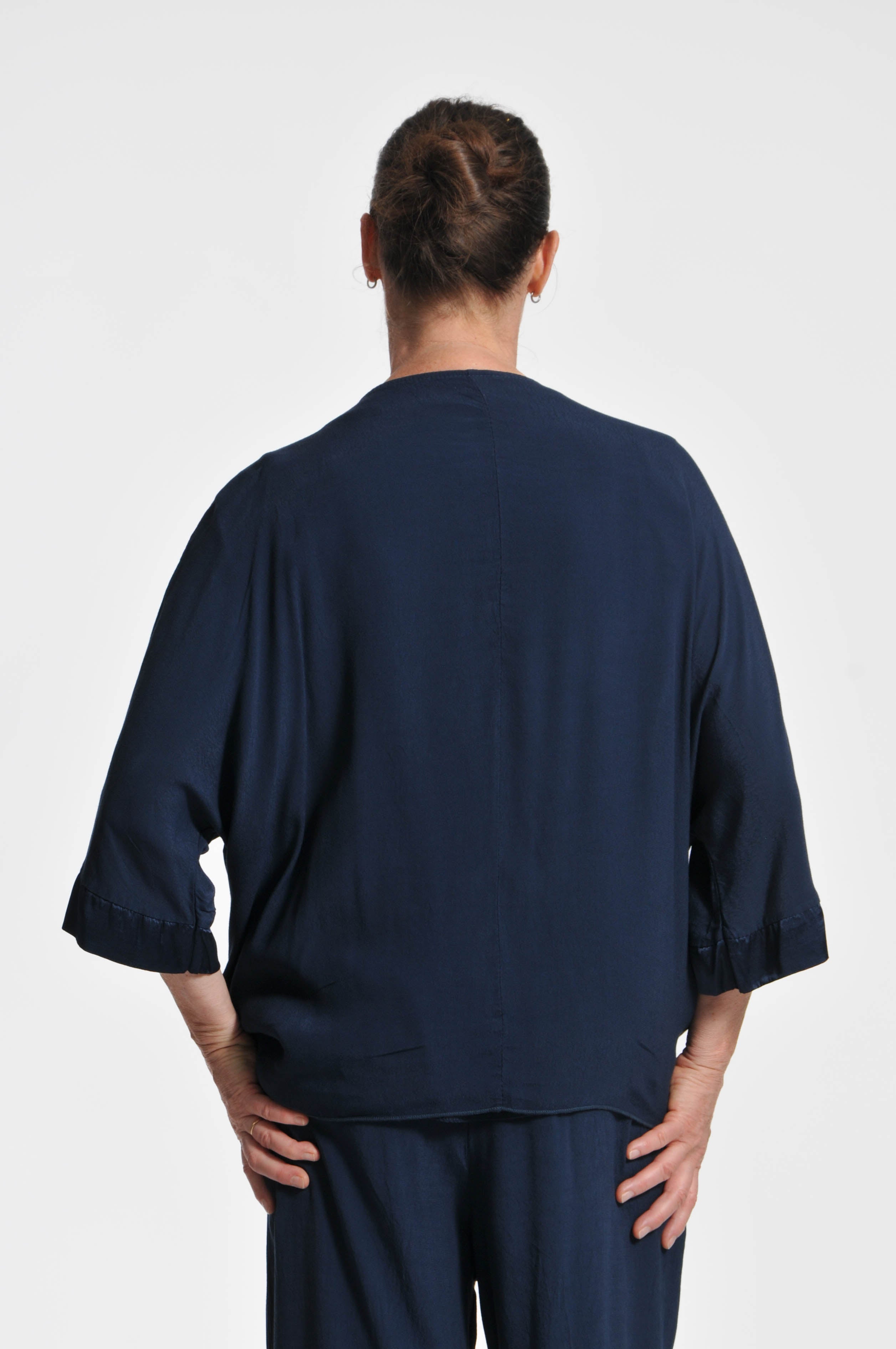 Cardigan Ocean Crepe