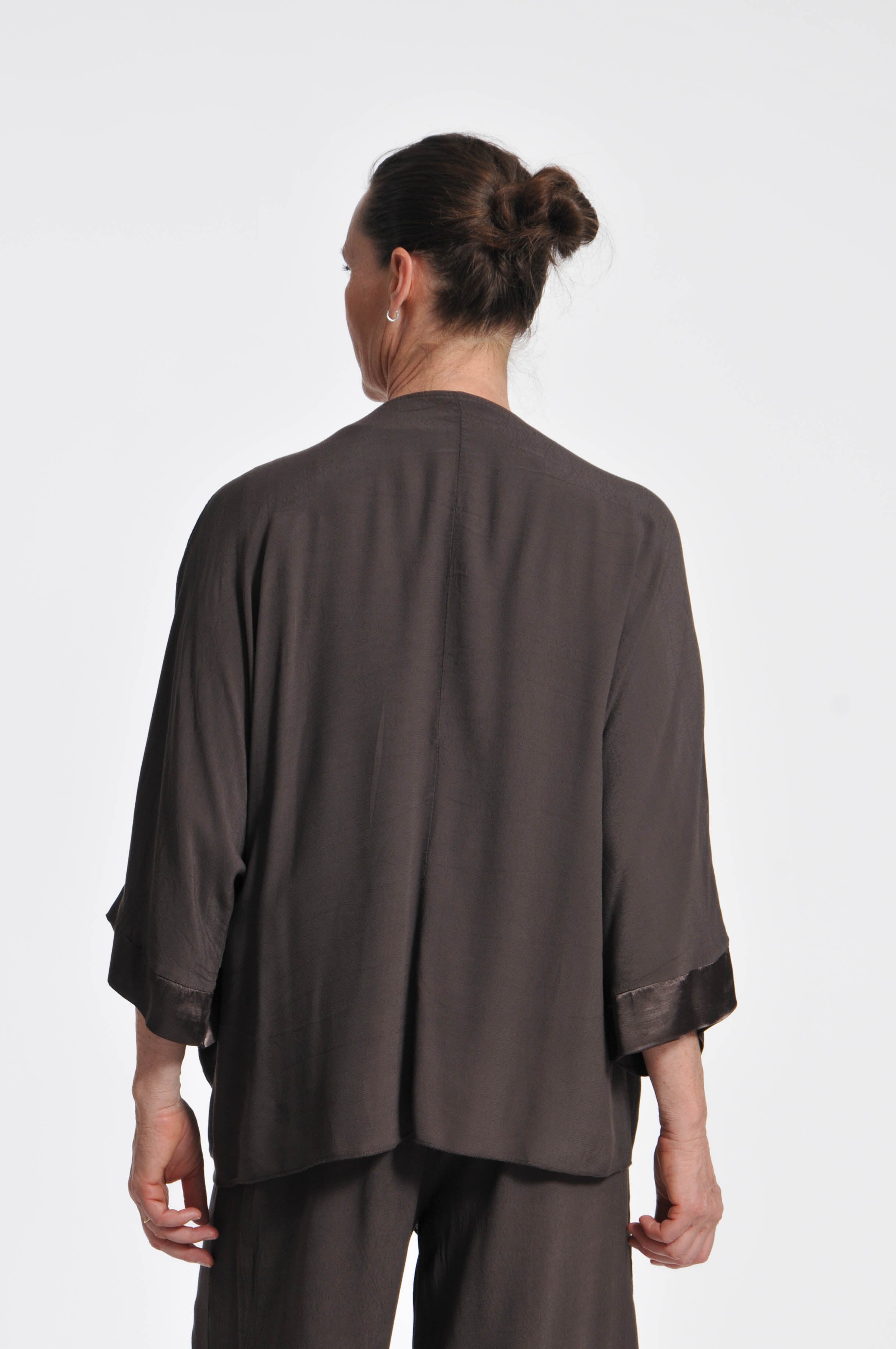 Cardigan Ocean Crepe