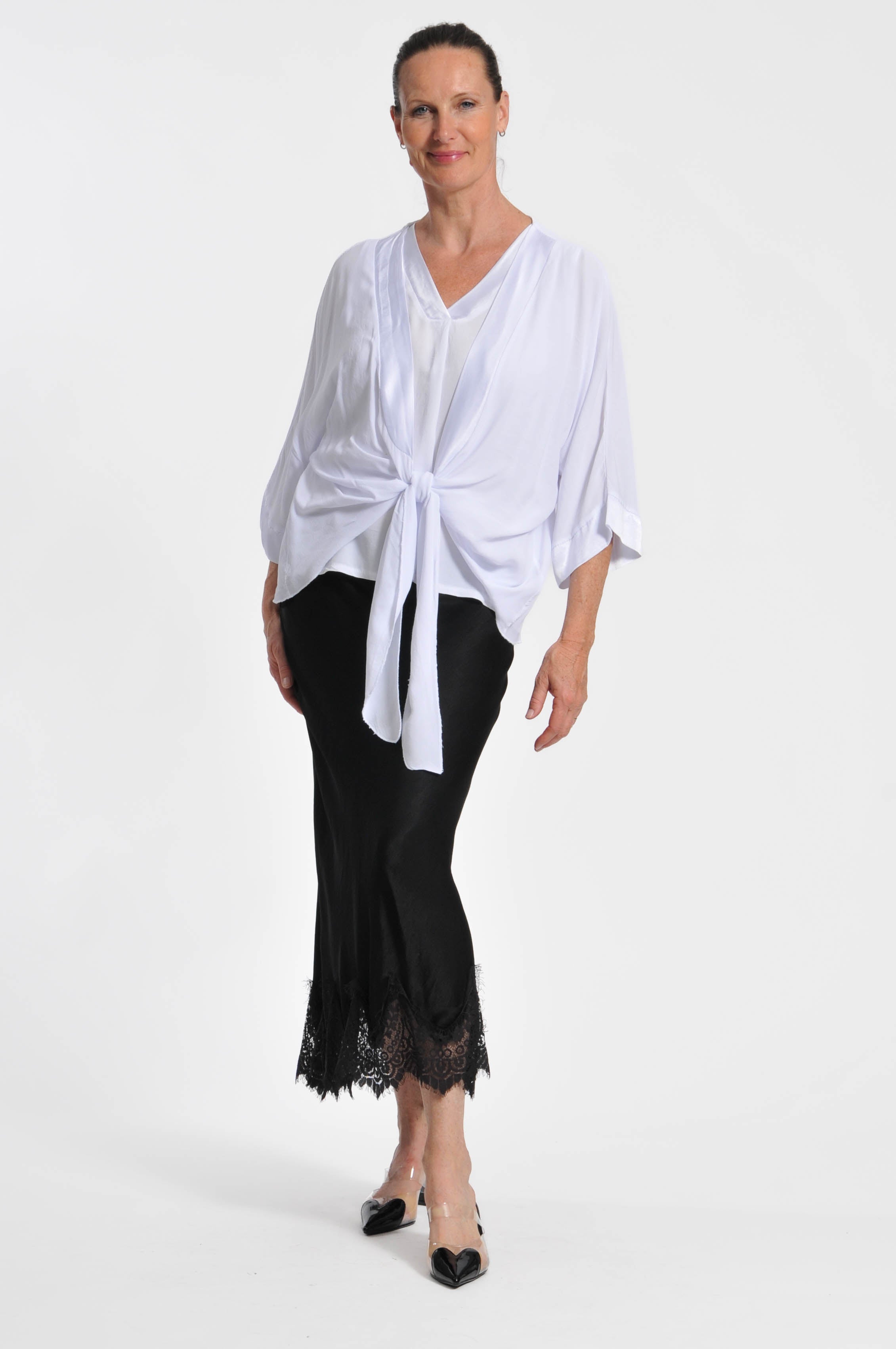Cardigan Ocean Crepe
