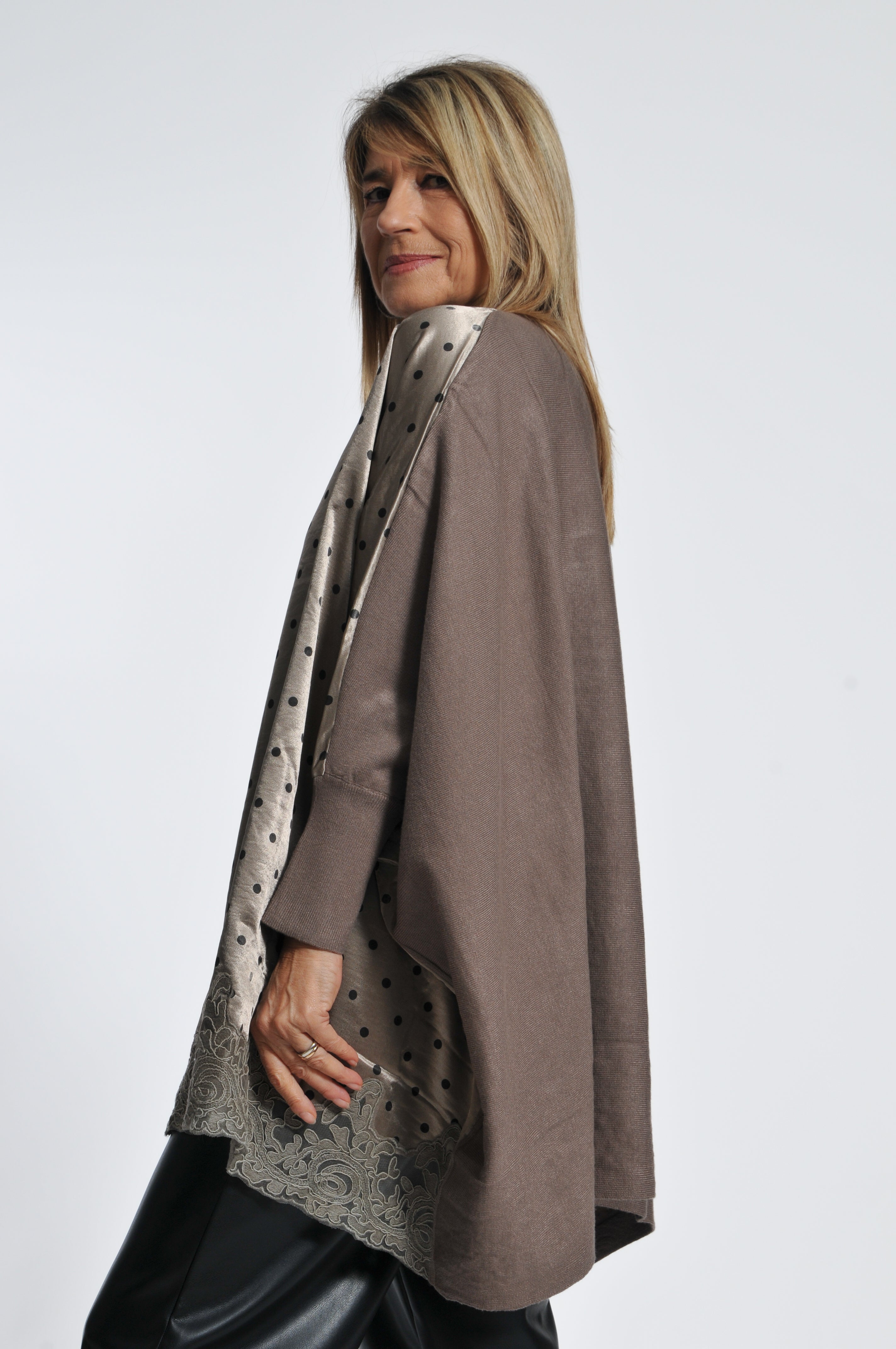 Maglia Macramè Pois