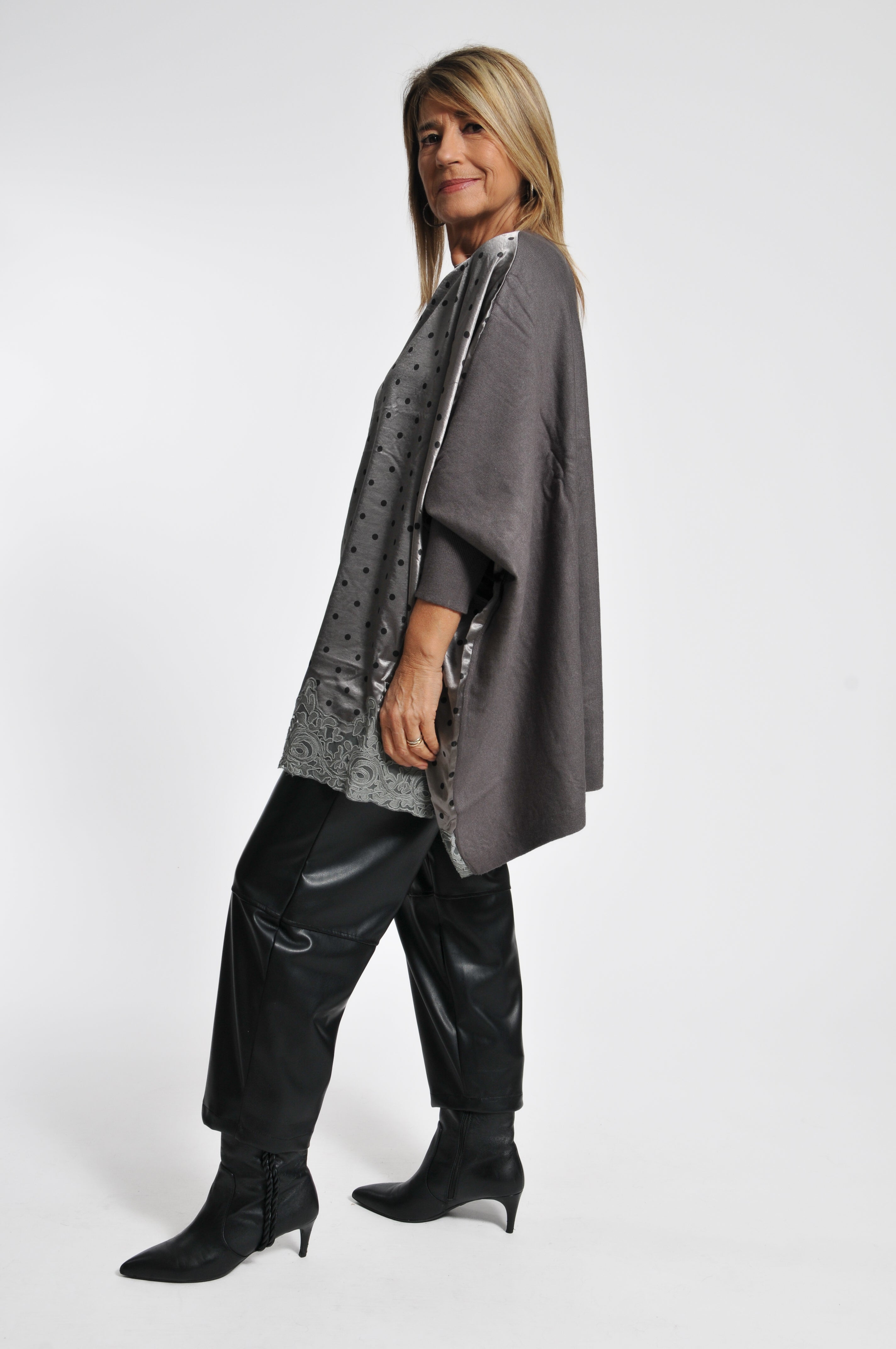 Maglia Macramè Pois