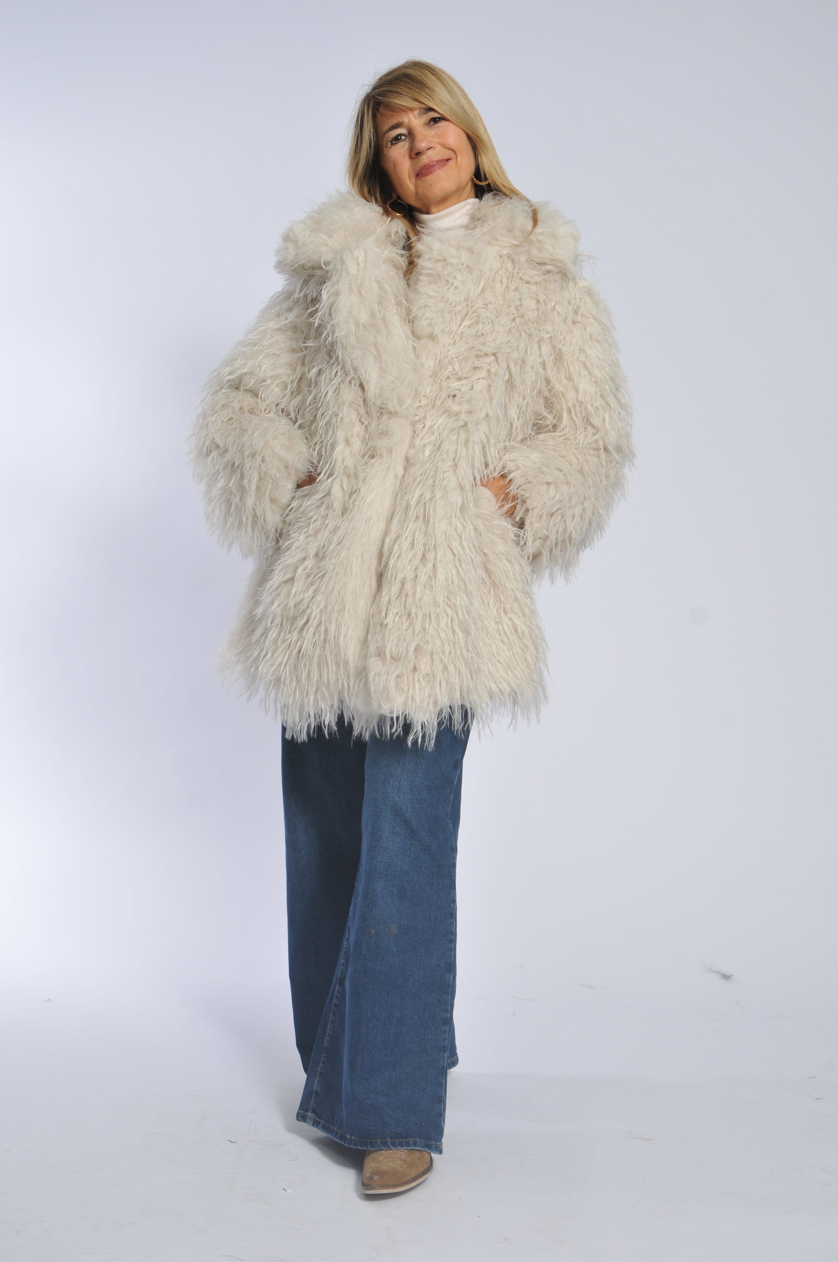 Eco-Pelliccia Rosa