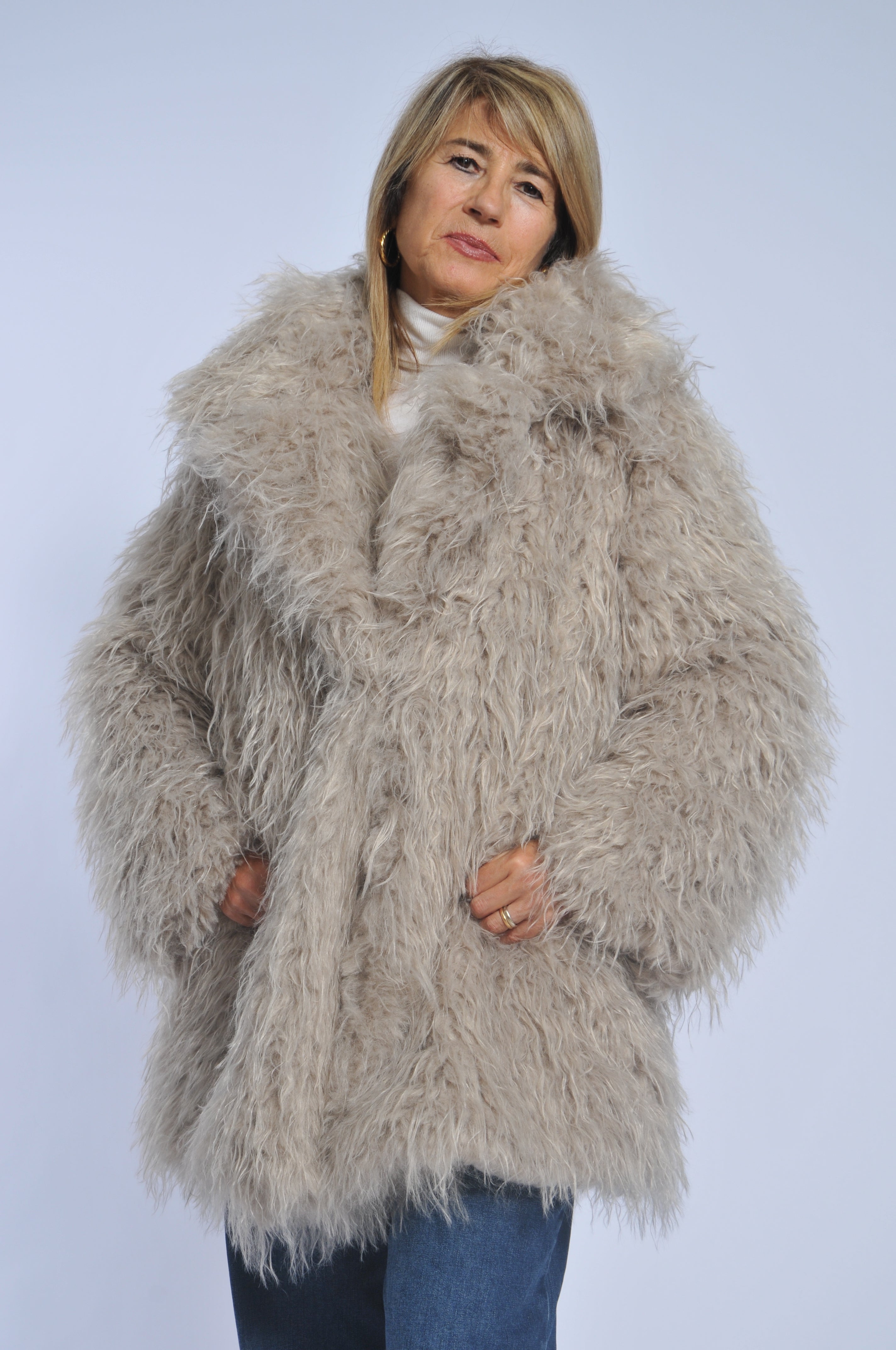 Eco-Pelliccia Rosa