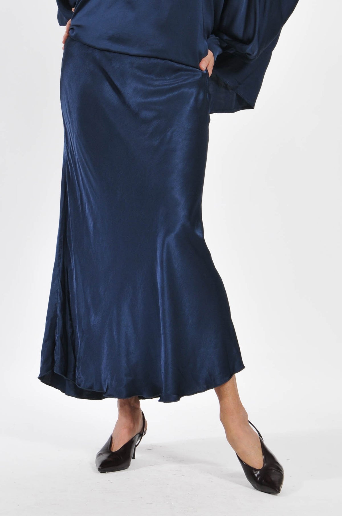Ocean Satin Skirt