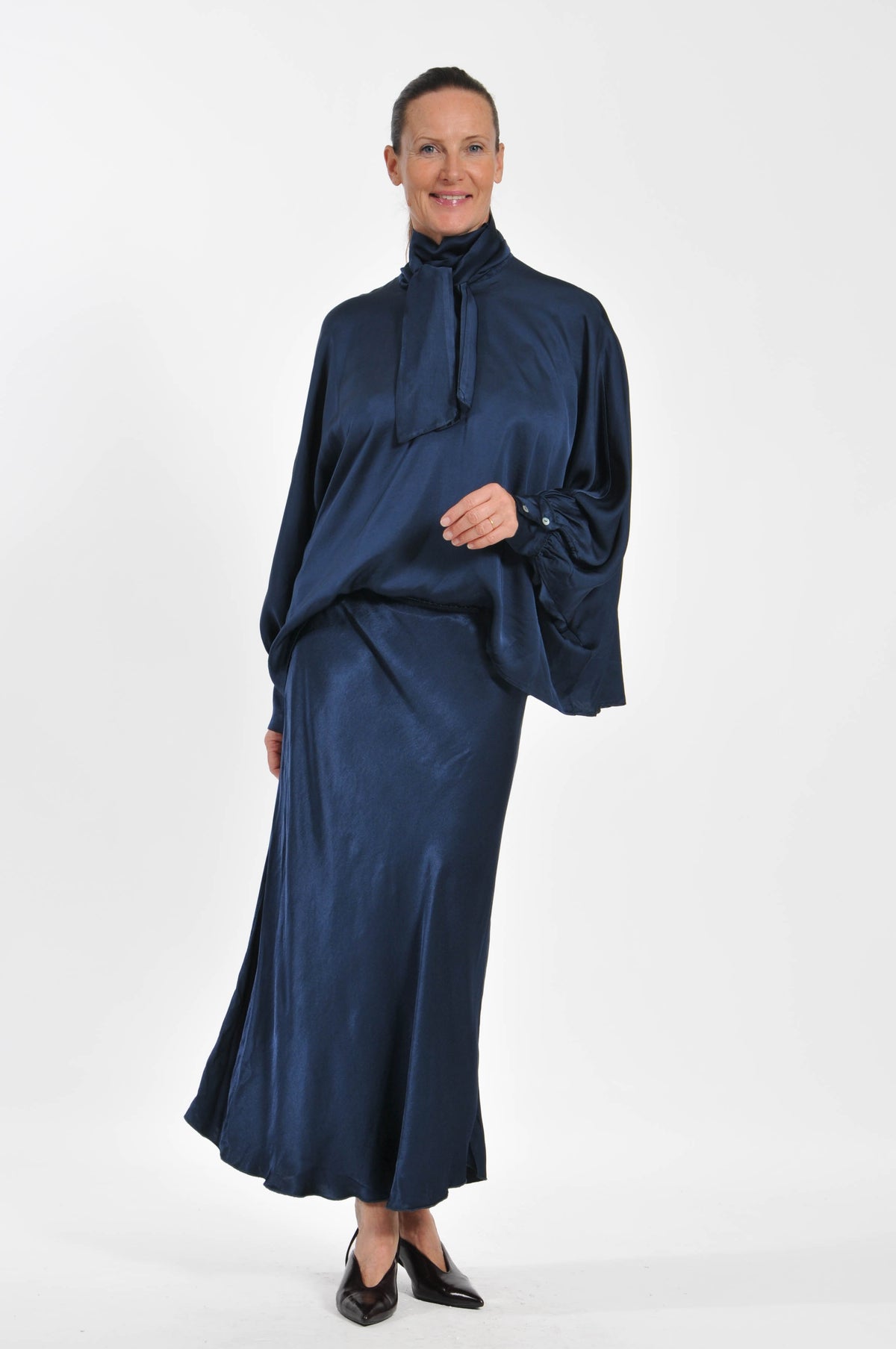 Ocean Satin Skirt