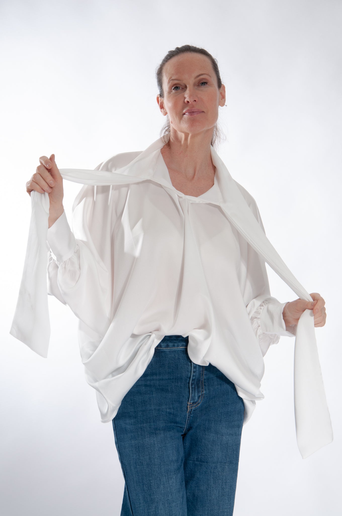 Camicia Lisa Fiocco