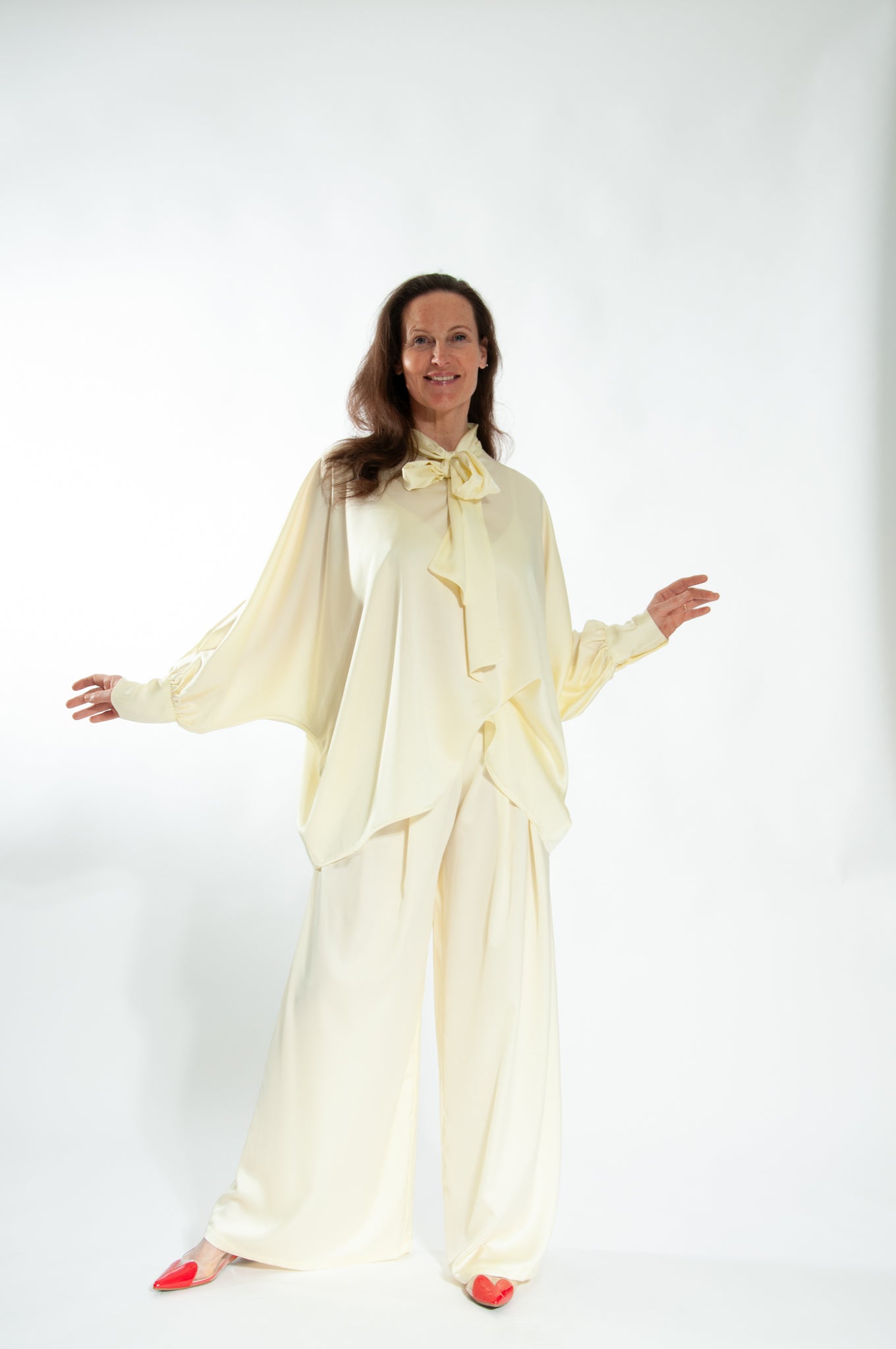 Camicia Lisa Fiocco
