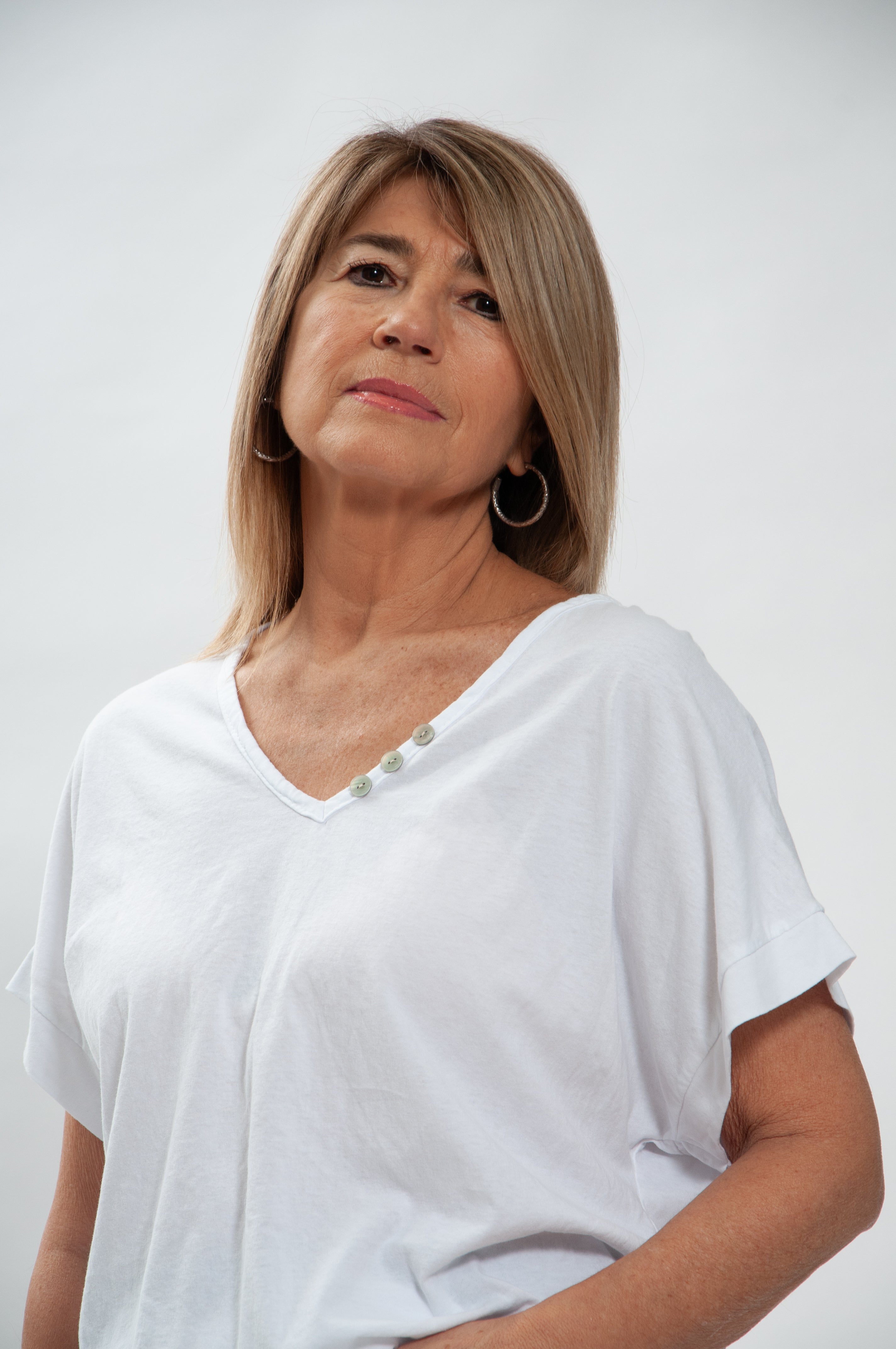 T-shirt Bottoncino