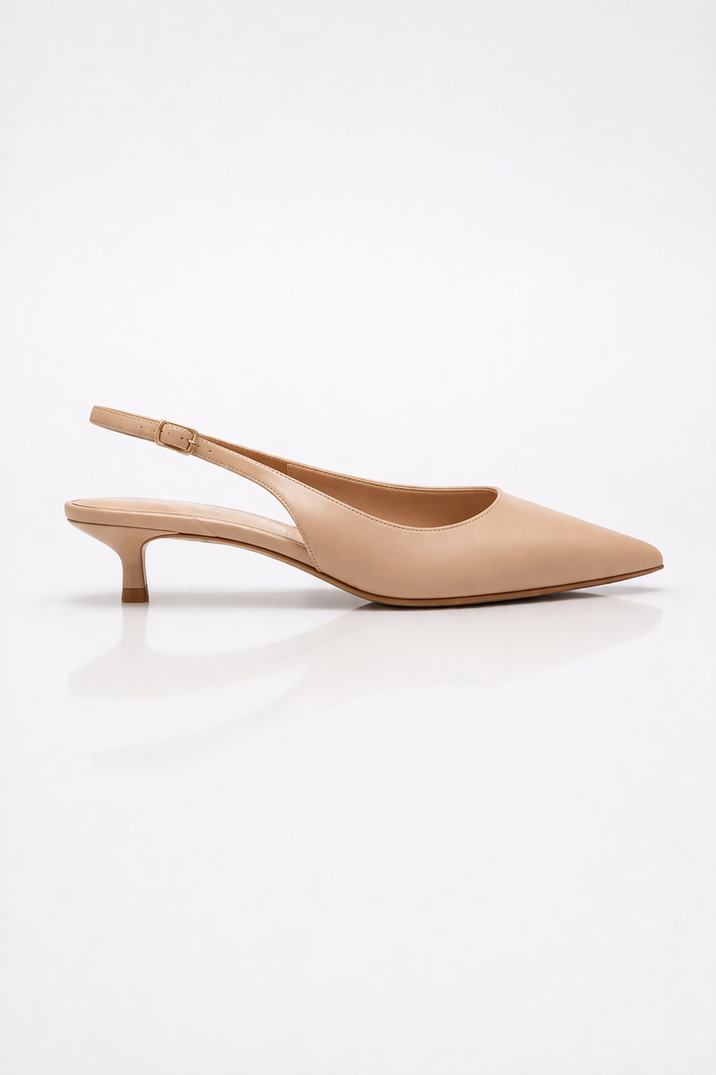 Slingback Eco-Pelle