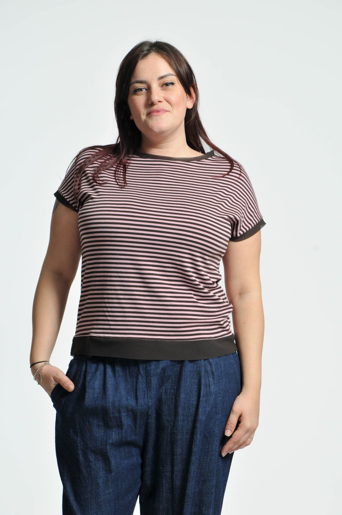 T-shirt Parisienne Manica Corta